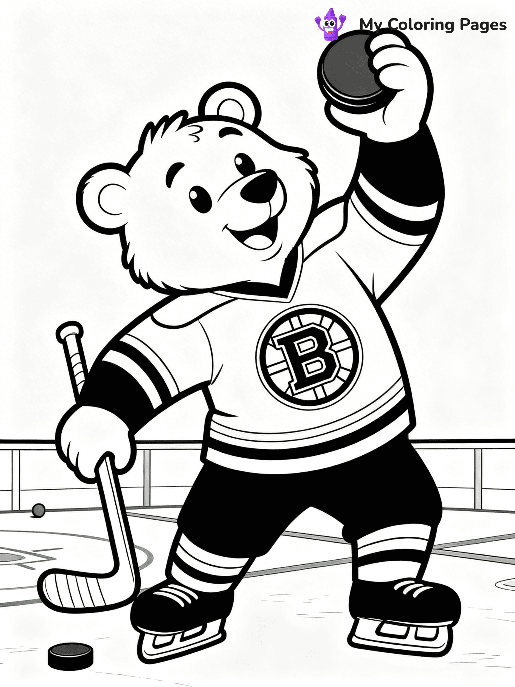 Bruins Coloring Pages - 17