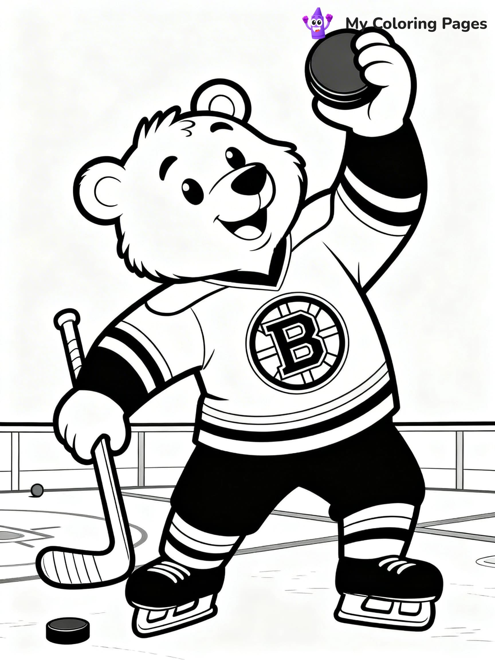 Bruins Coloring Pages - 17