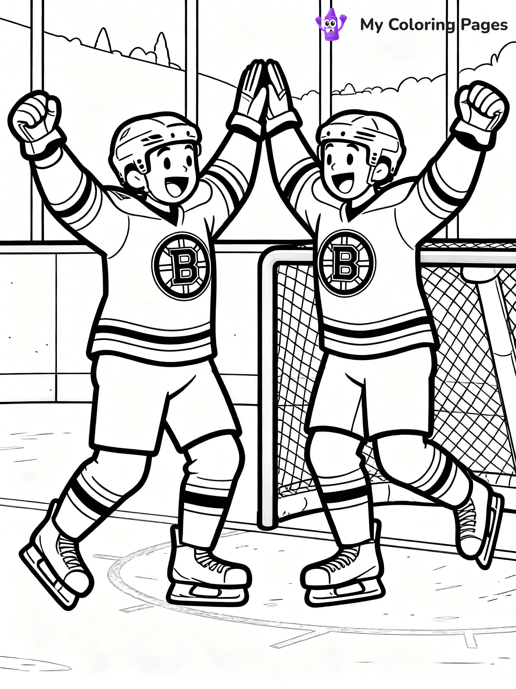 Bruins Coloring Pages - 16
