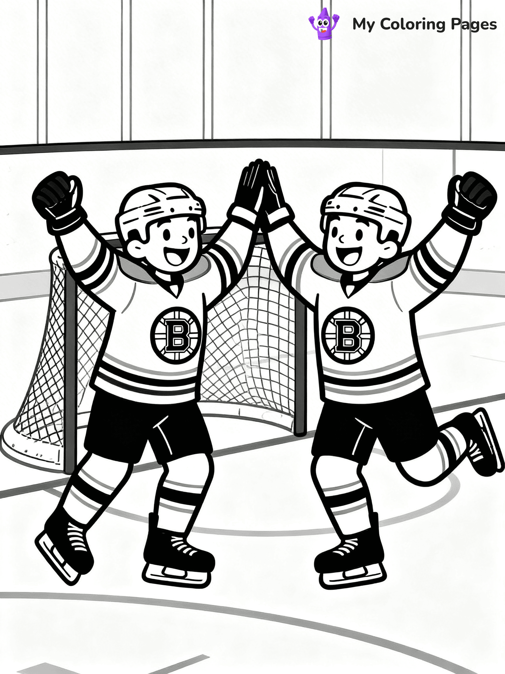Bruins Coloring Pages - 14