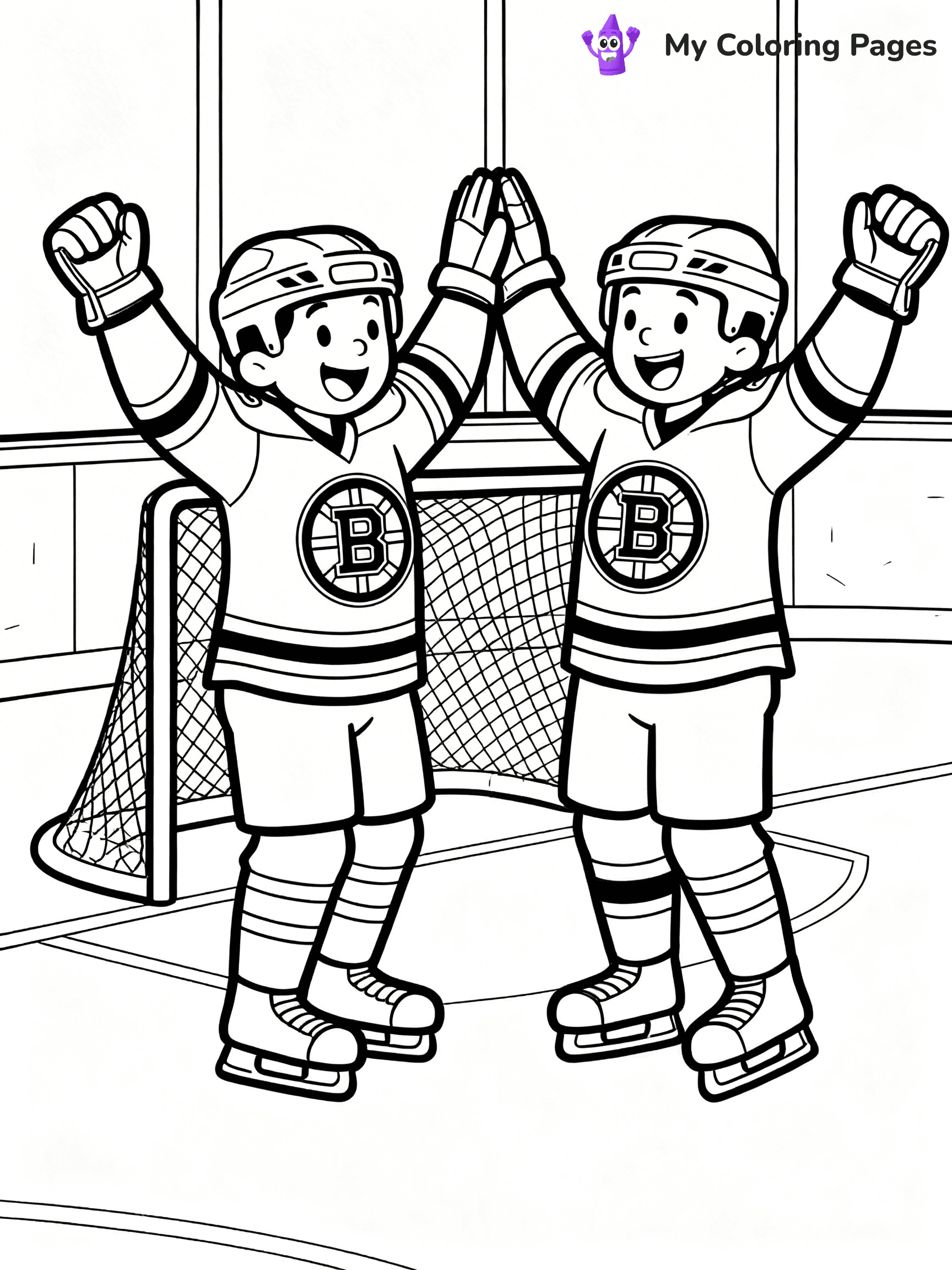 Bruins Coloring Pages - 13
