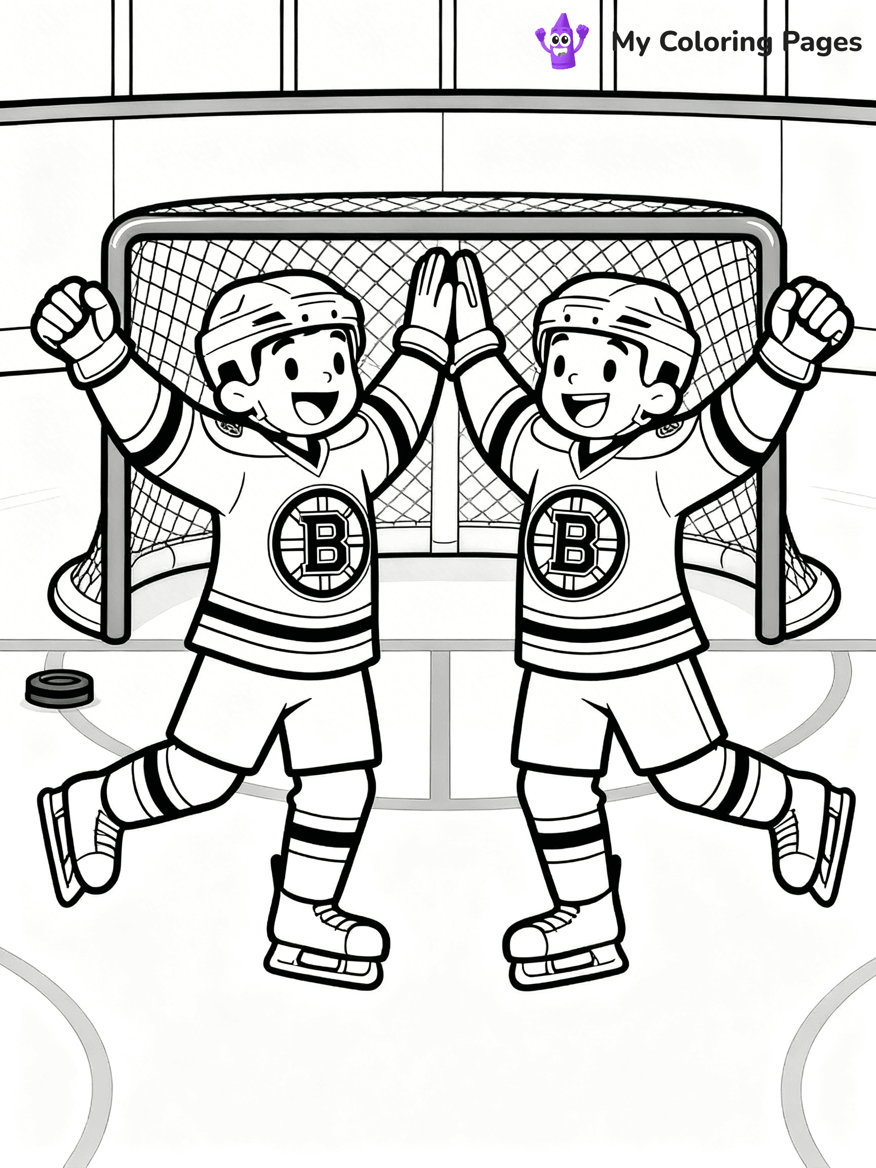 Bruins Coloring Pages - 12