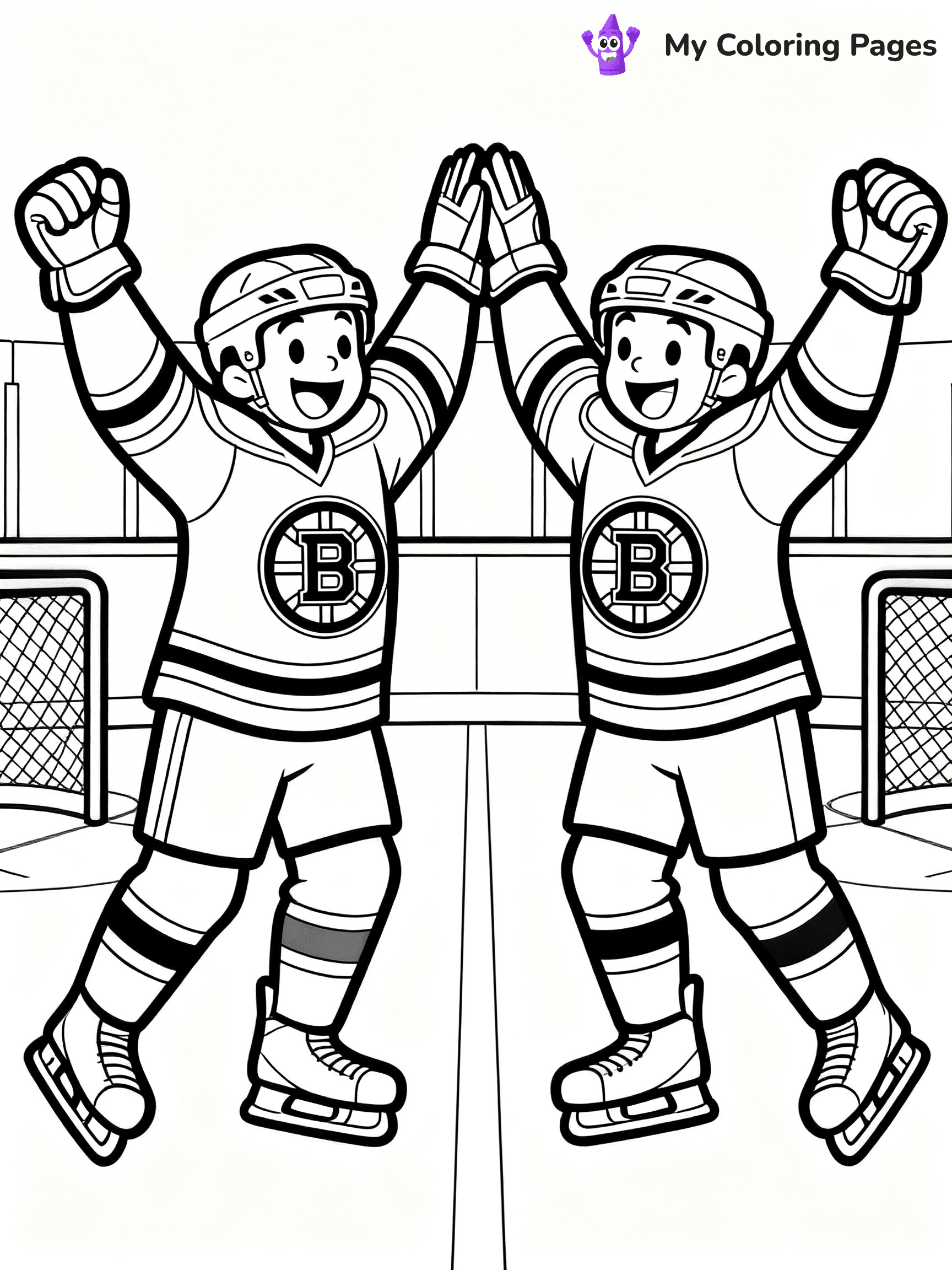 Bruins Coloring Pages - 11