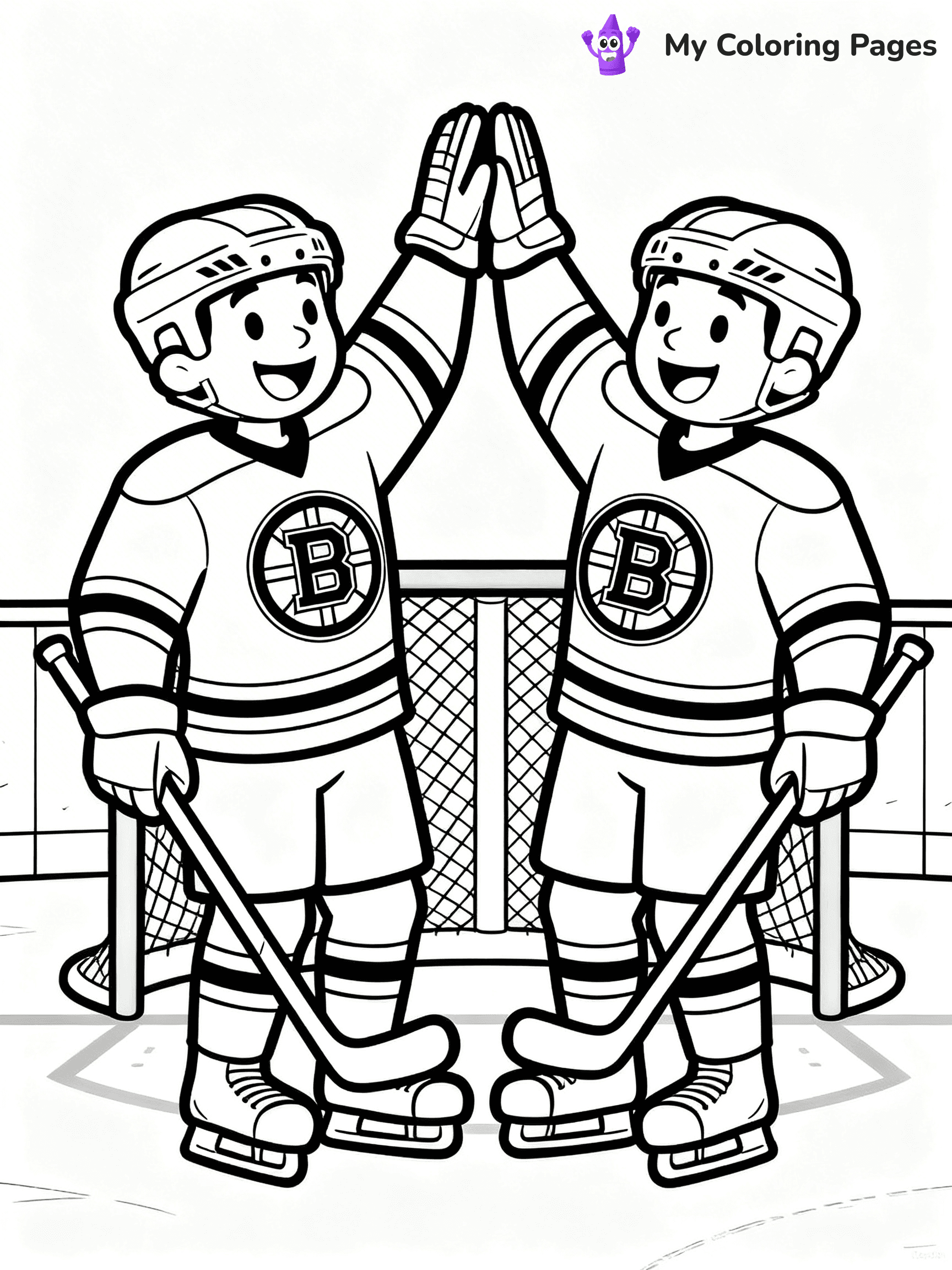 Bruins Coloring Pages - 10