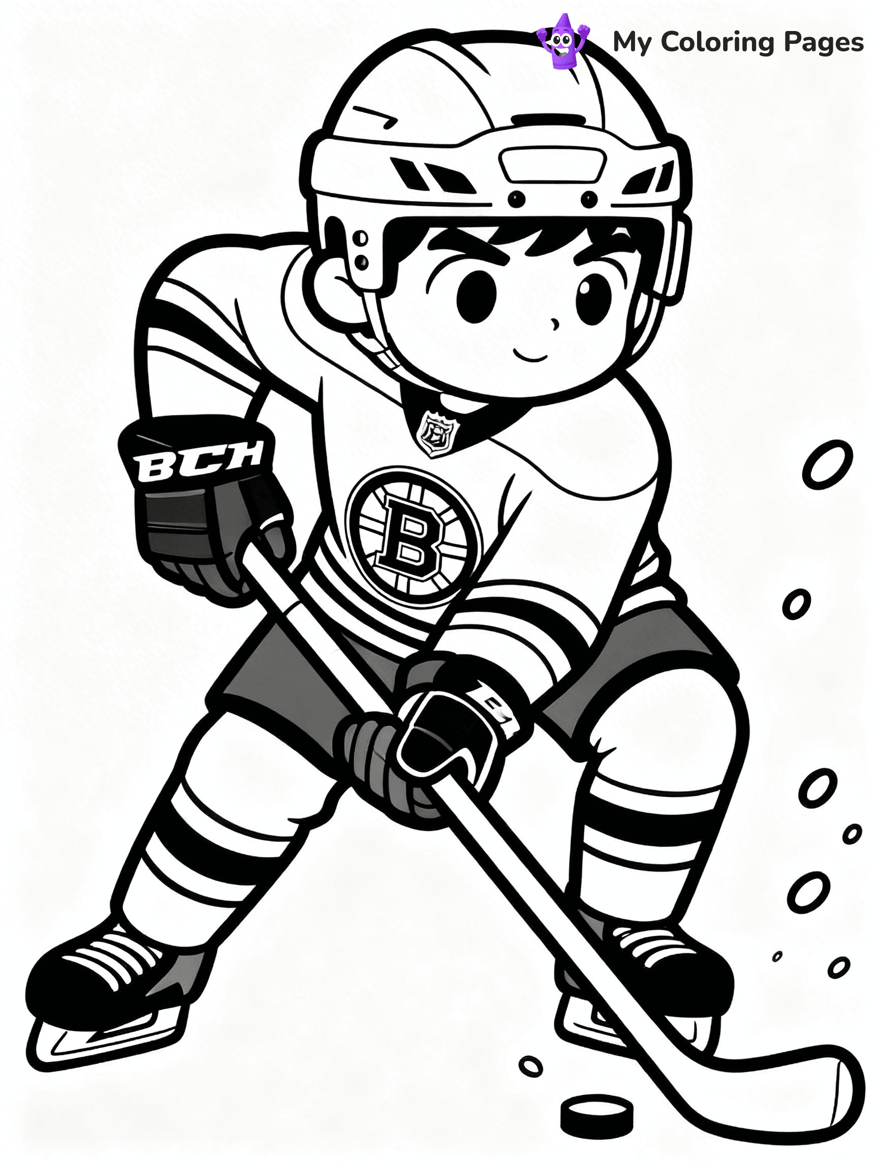 Bruins Coloring Pages - 9