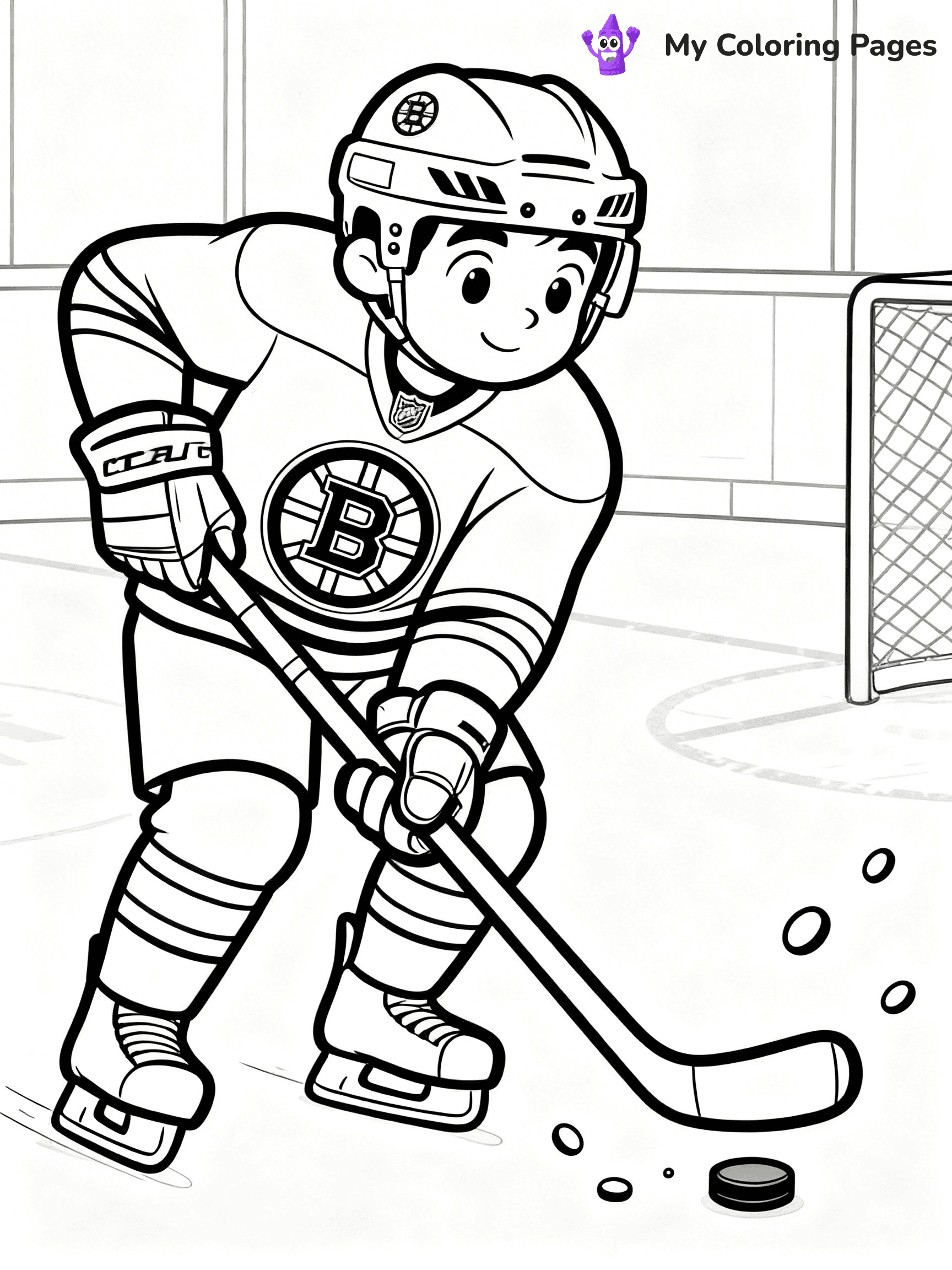 Bruins Coloring Pages - 6