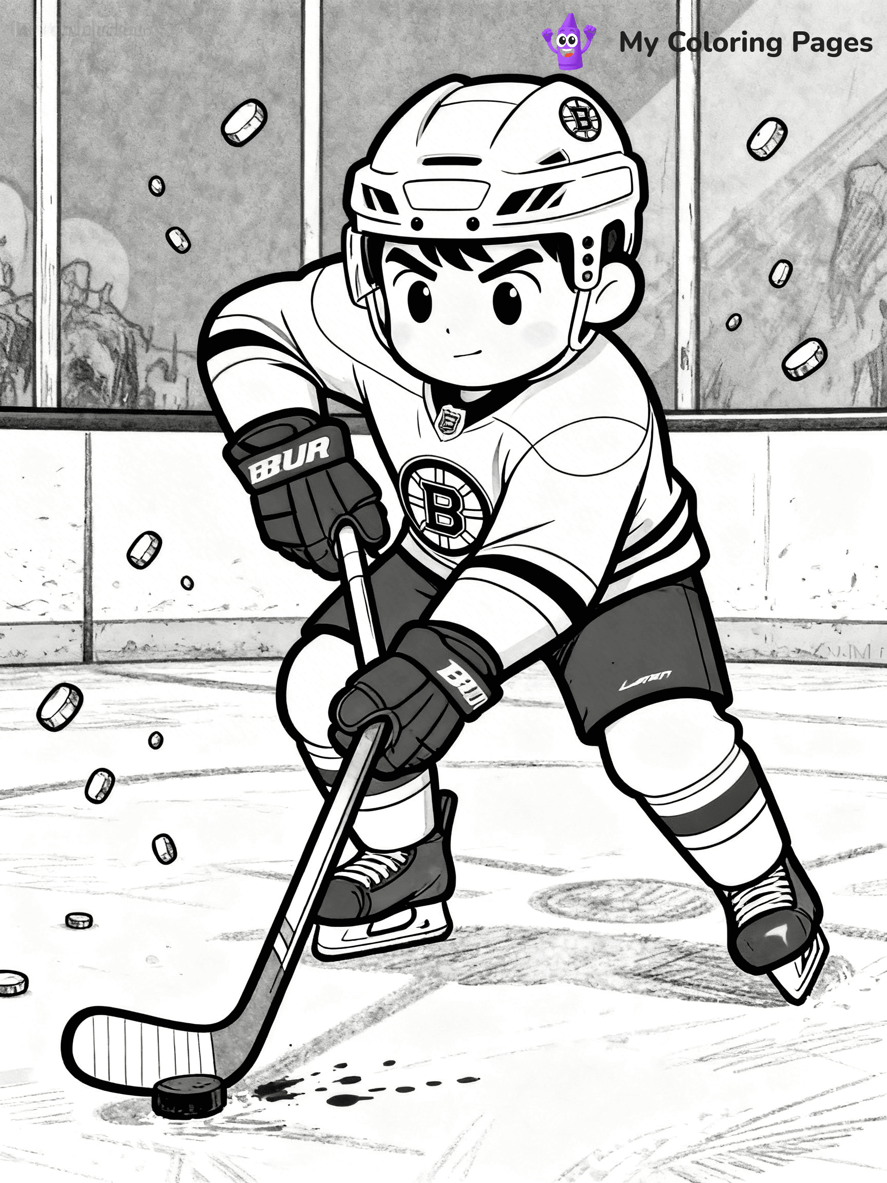 Bruins Coloring Pages - 5