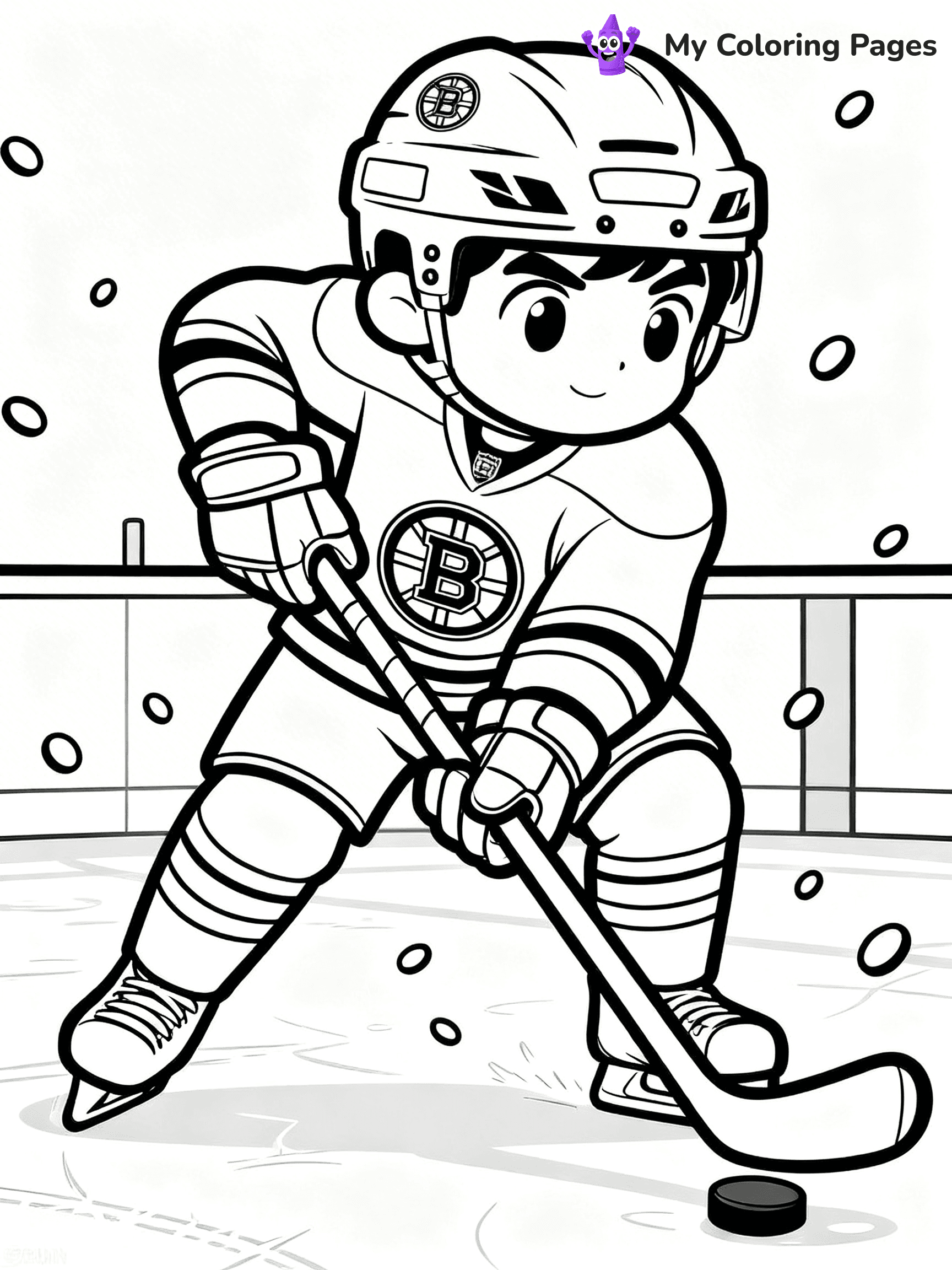 Bruins Coloring Pages - 4