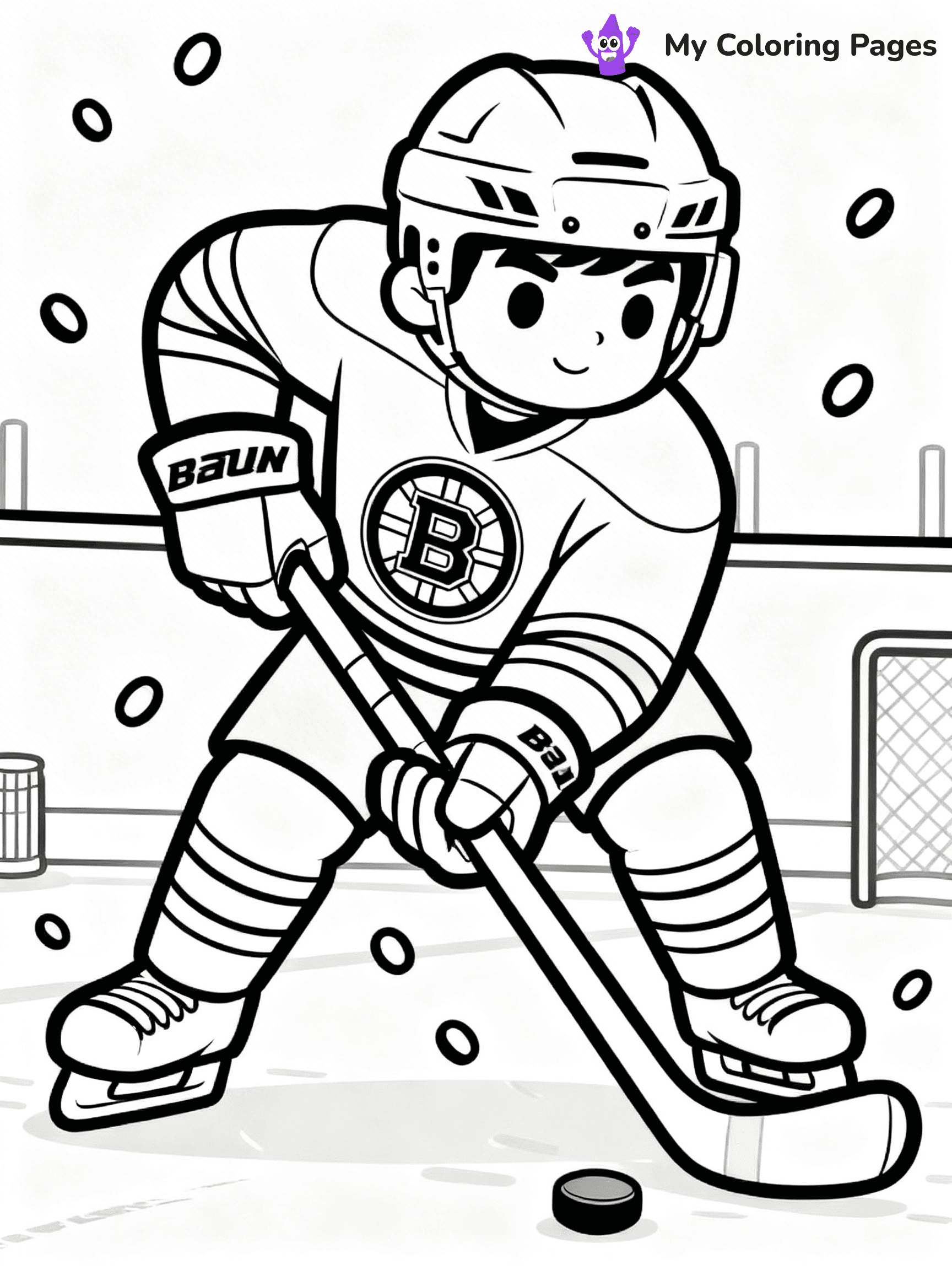 Bruins Coloring Pages - 3