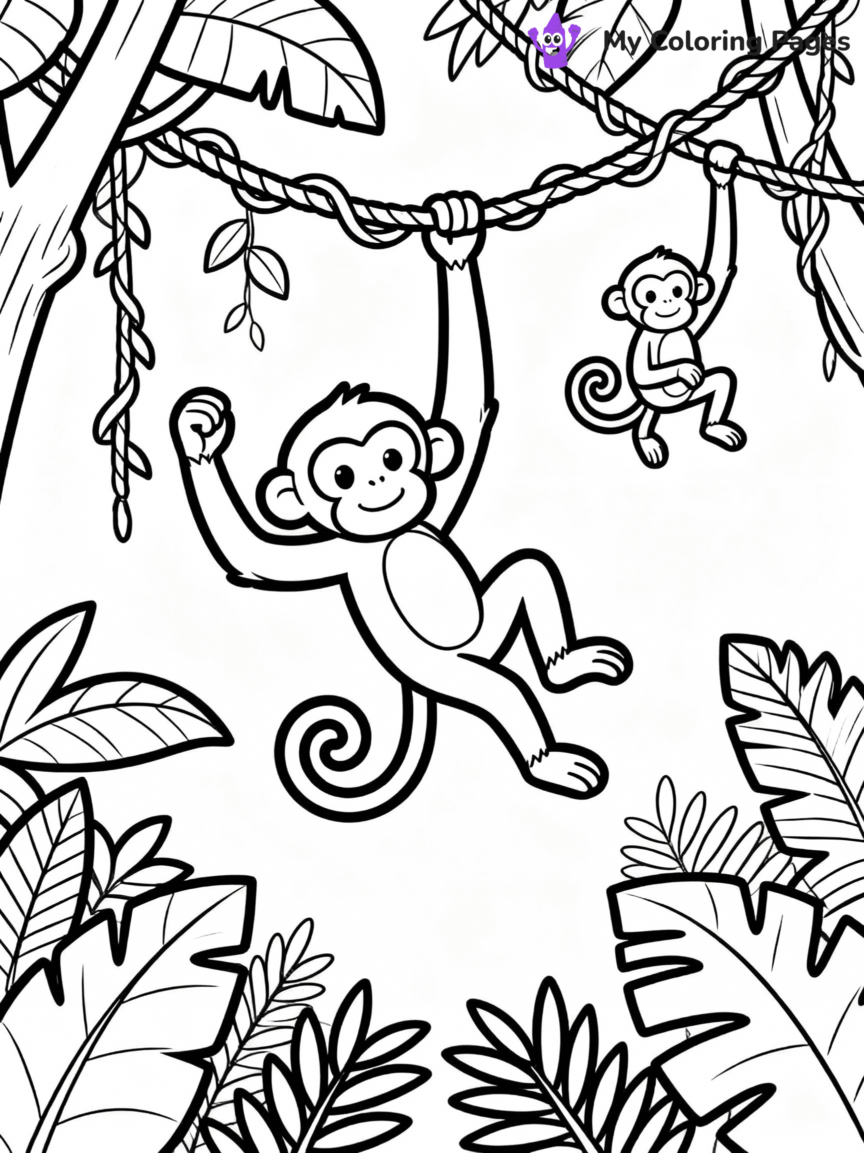 Jungle Coloring Pages - 30