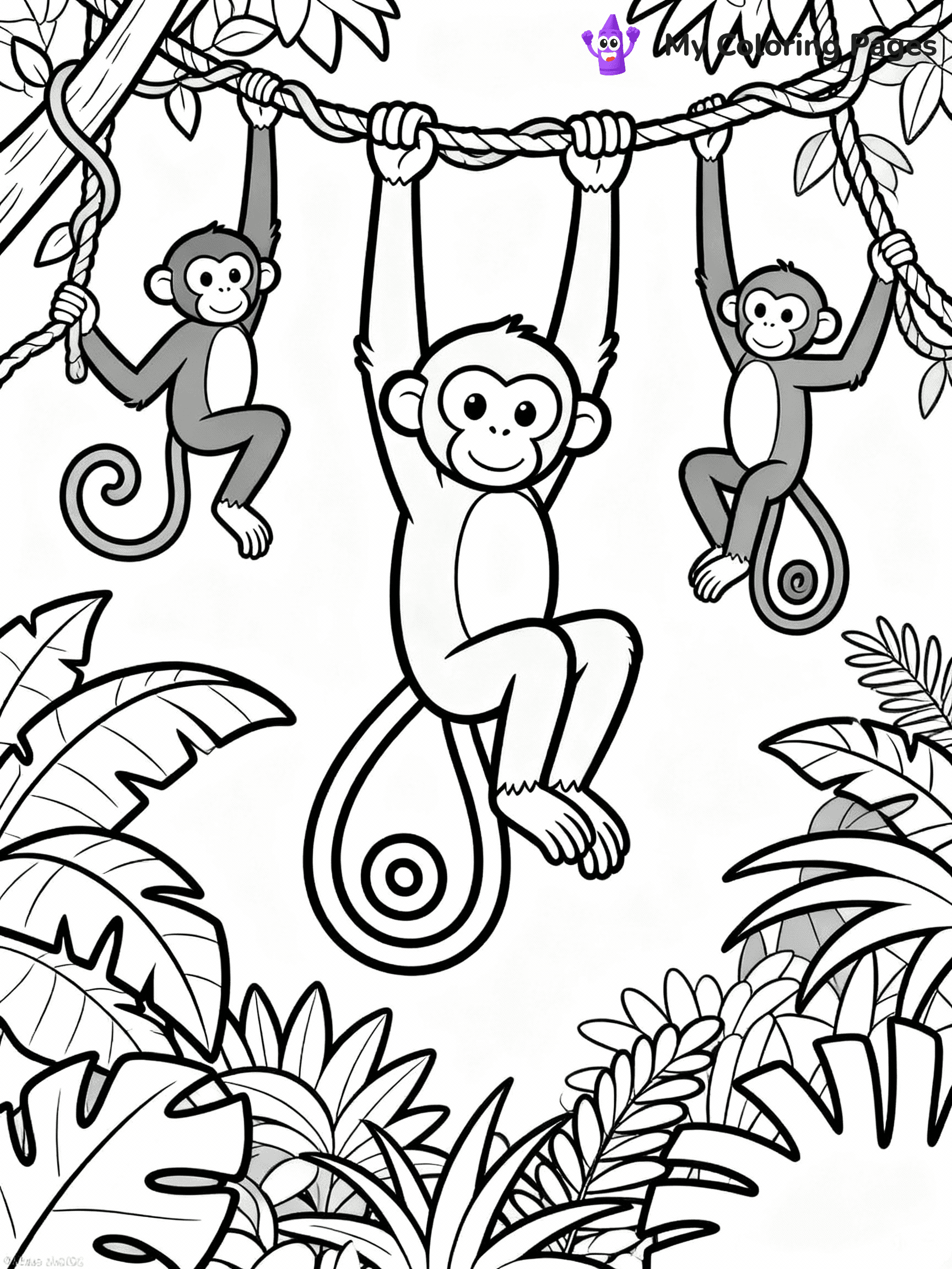 Jungle Coloring Pages - 28