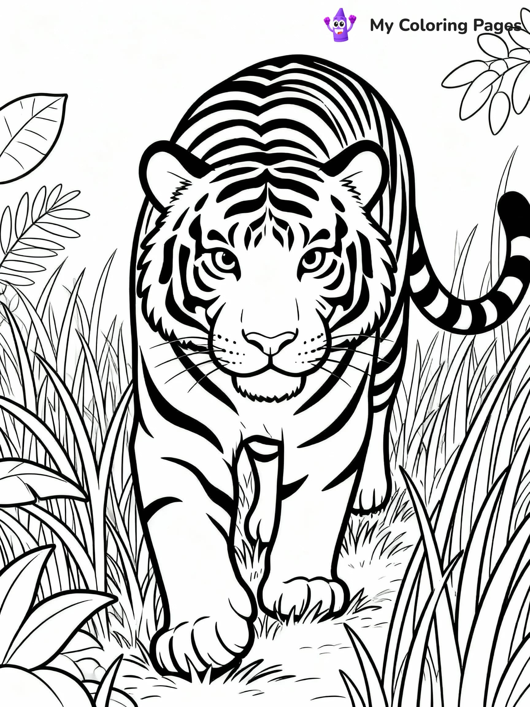 Jungle Coloring Pages - 23