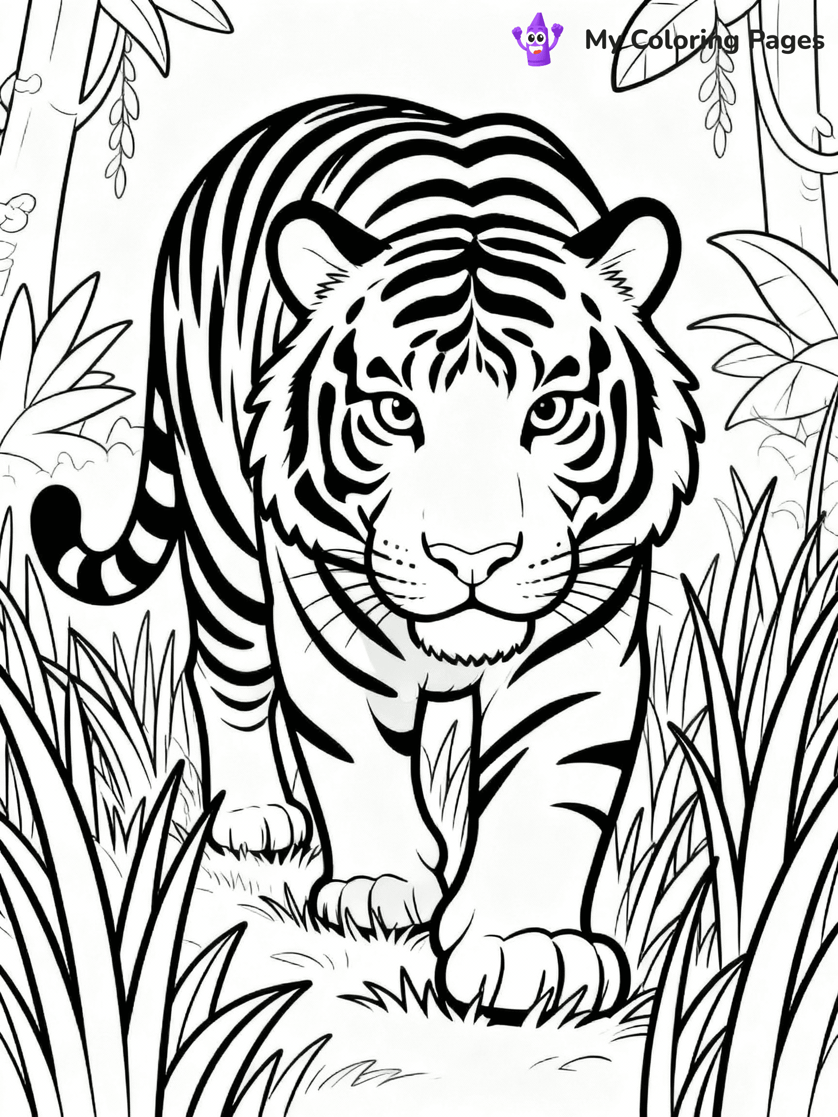 Jungle Coloring Pages - 21