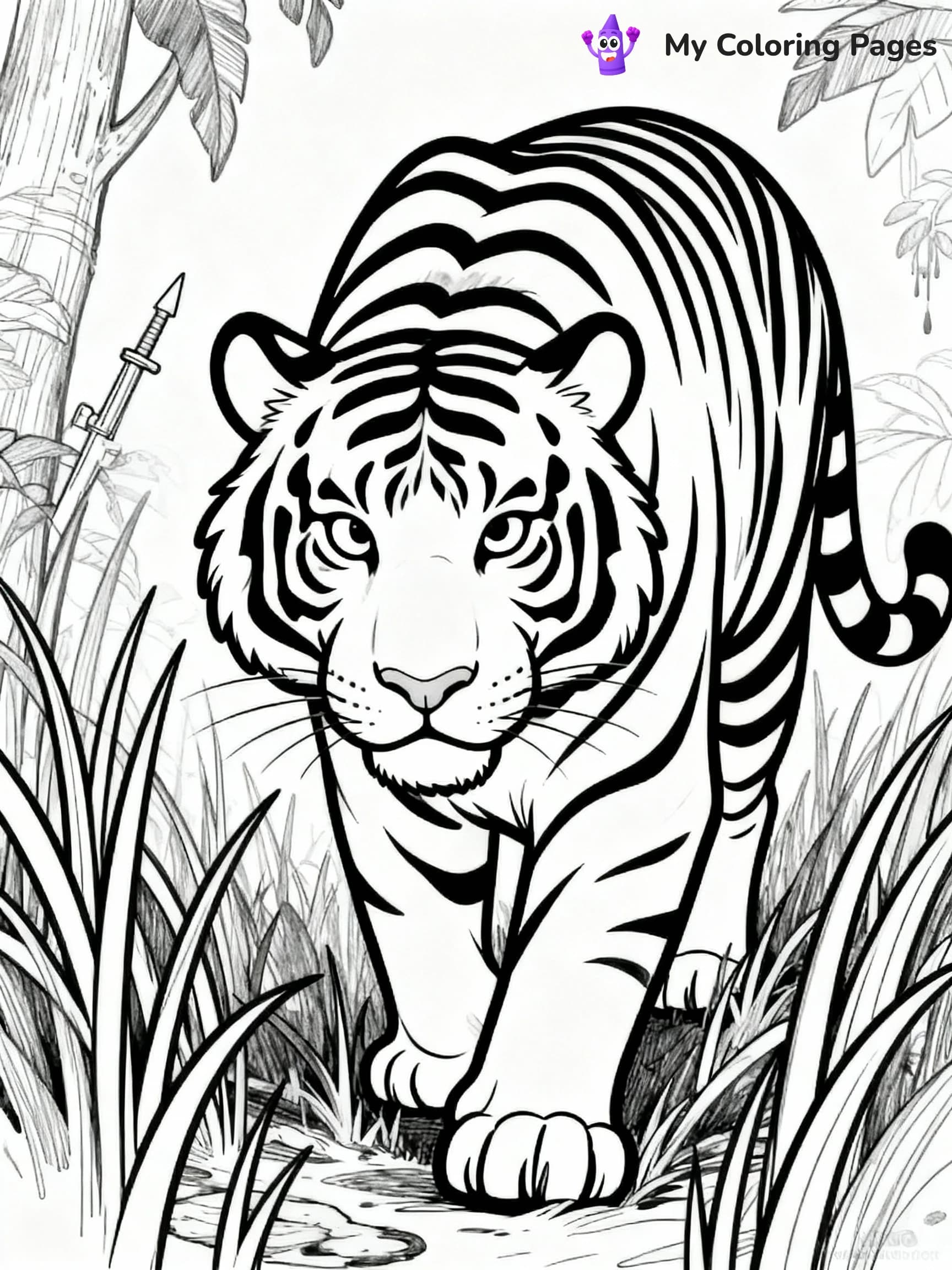 Jungle Coloring Pages - 18