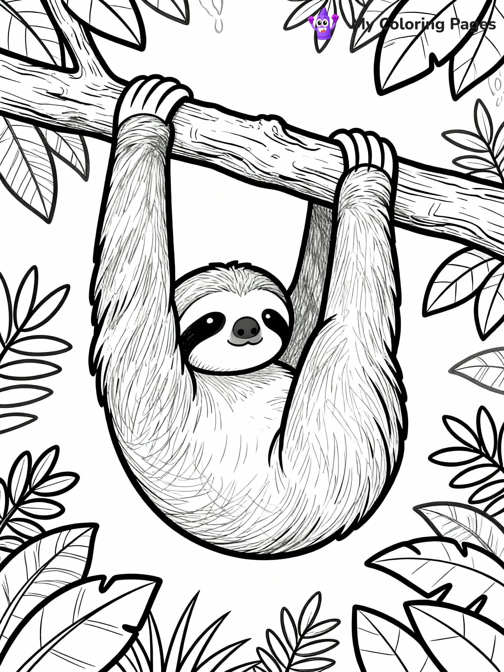 Jungle Coloring Pages - 8