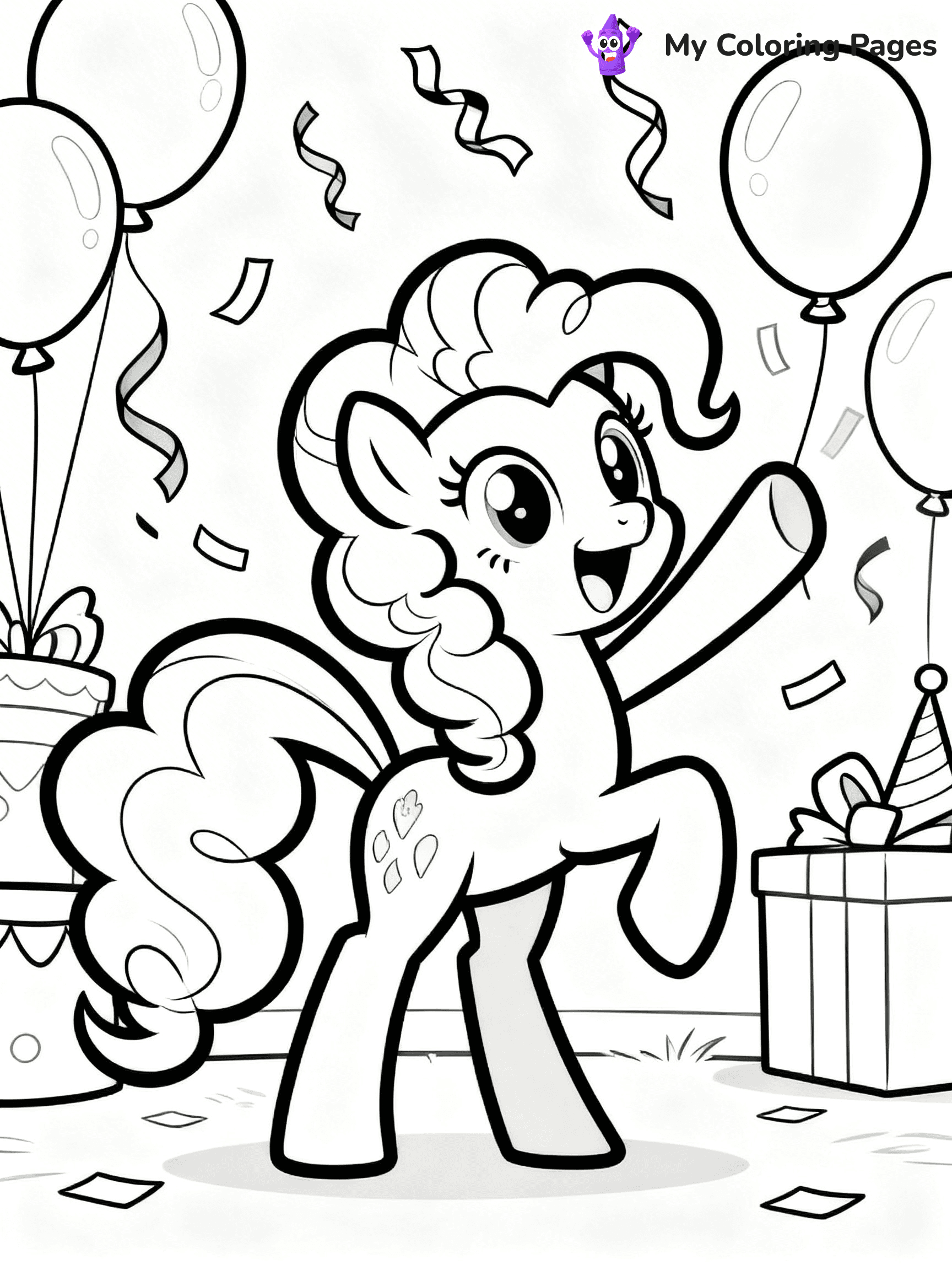 Pinkie Pie Coloring Pages - 12