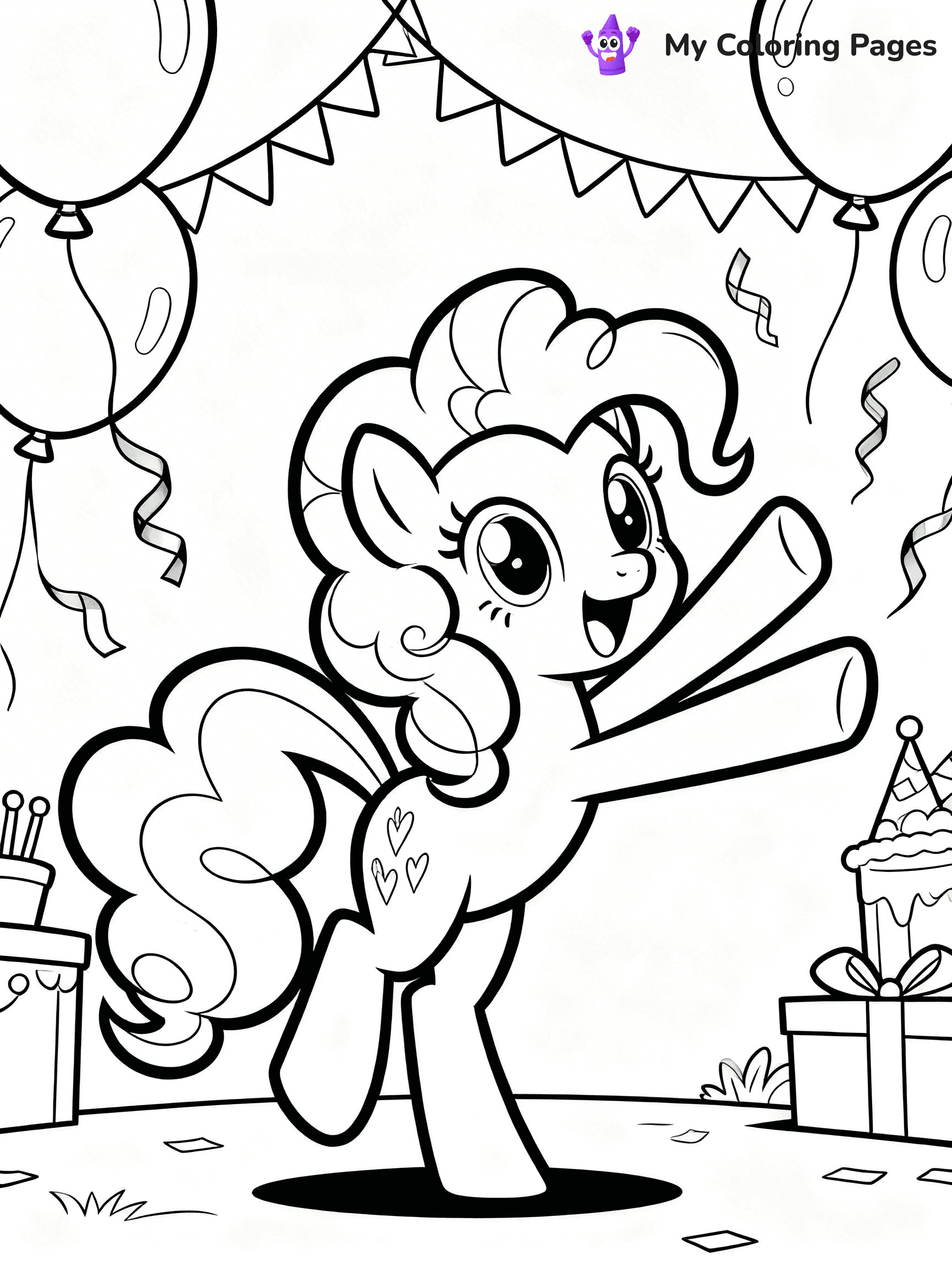 Pinkie Pie Coloring Pages - 9