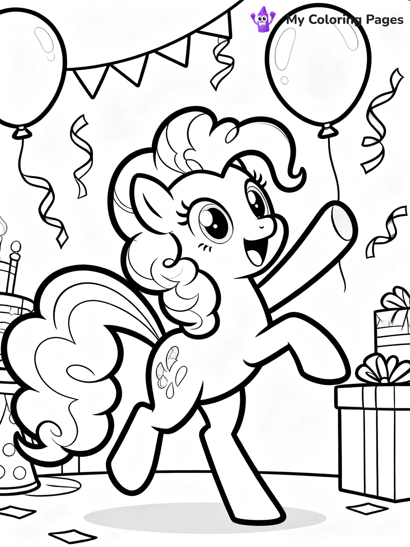 Pinkie Pie Coloring Pages - 8