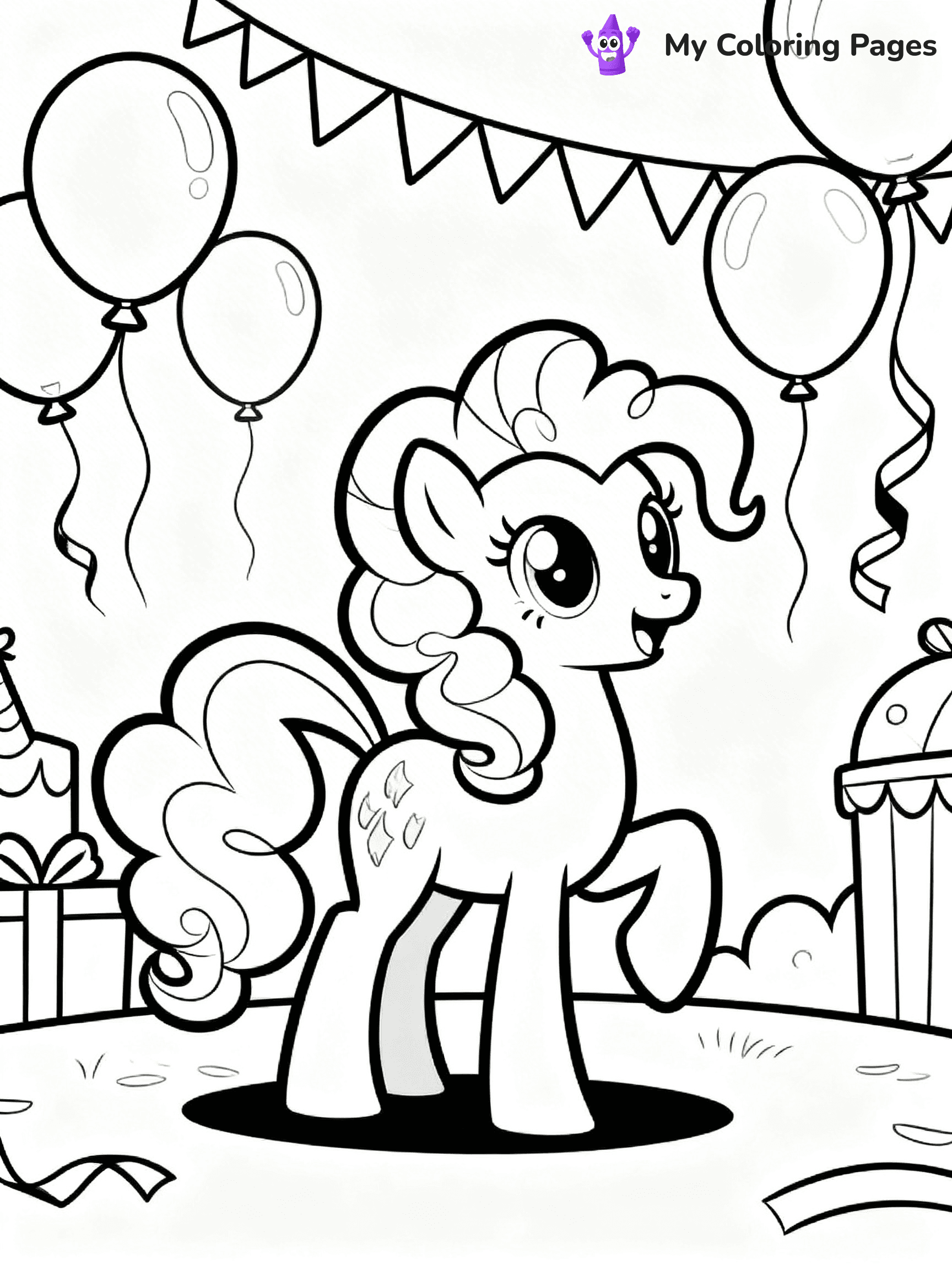 Pinkie Pie Coloring Pages - 6