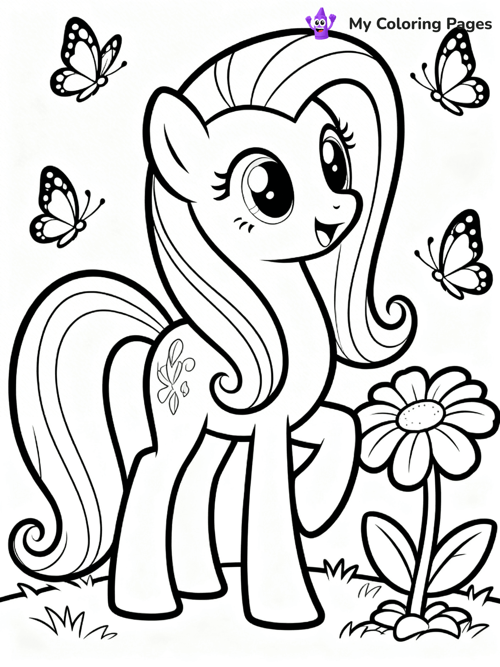 Pinkie Pie Coloring Pages - 1