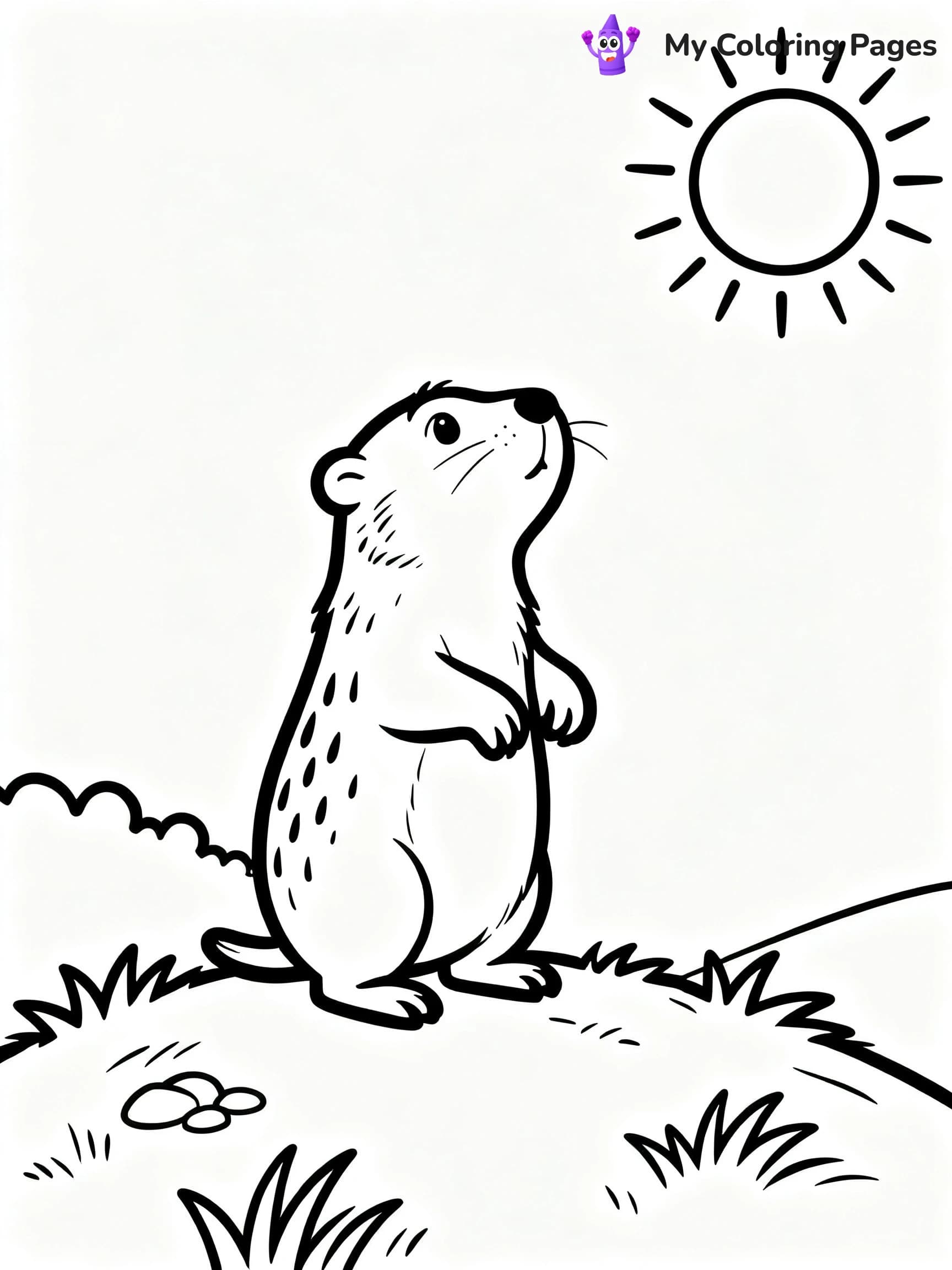 Groundhogs Day Coloring Pages - 20