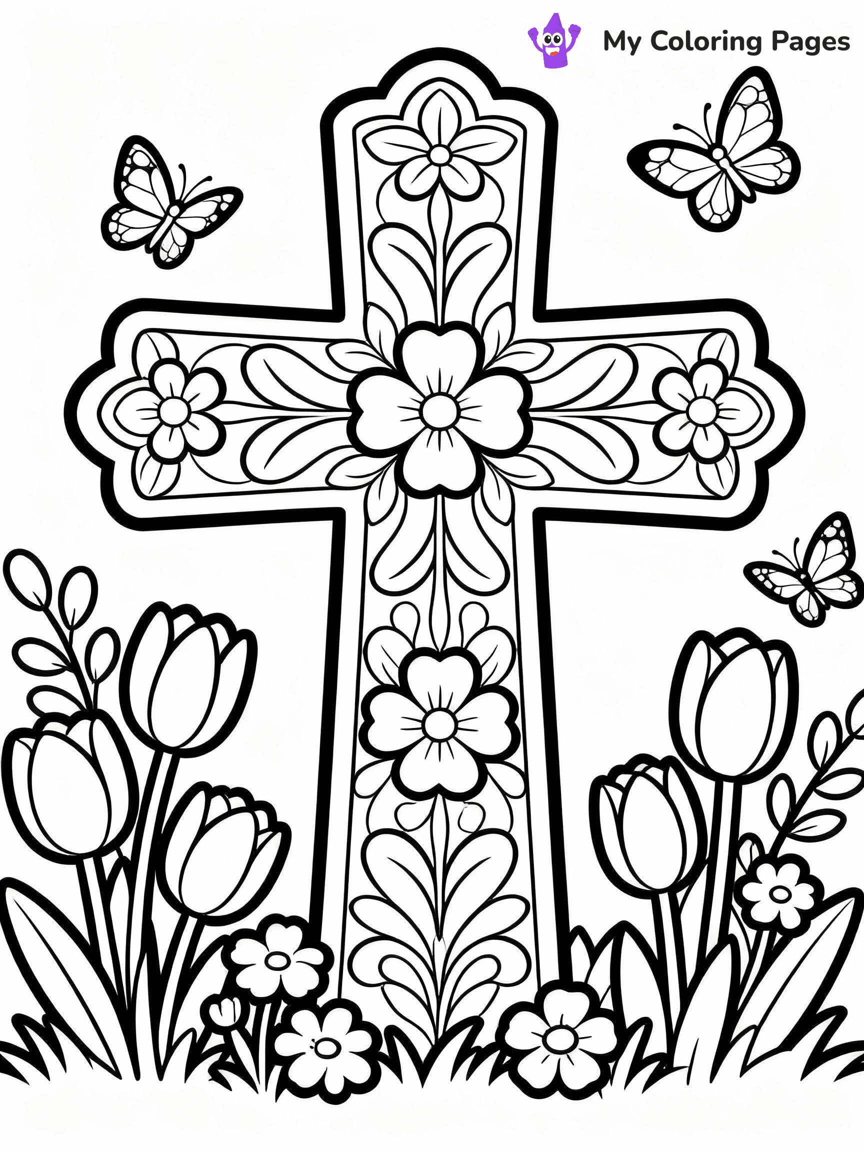 Cross Coloring Pages - 43