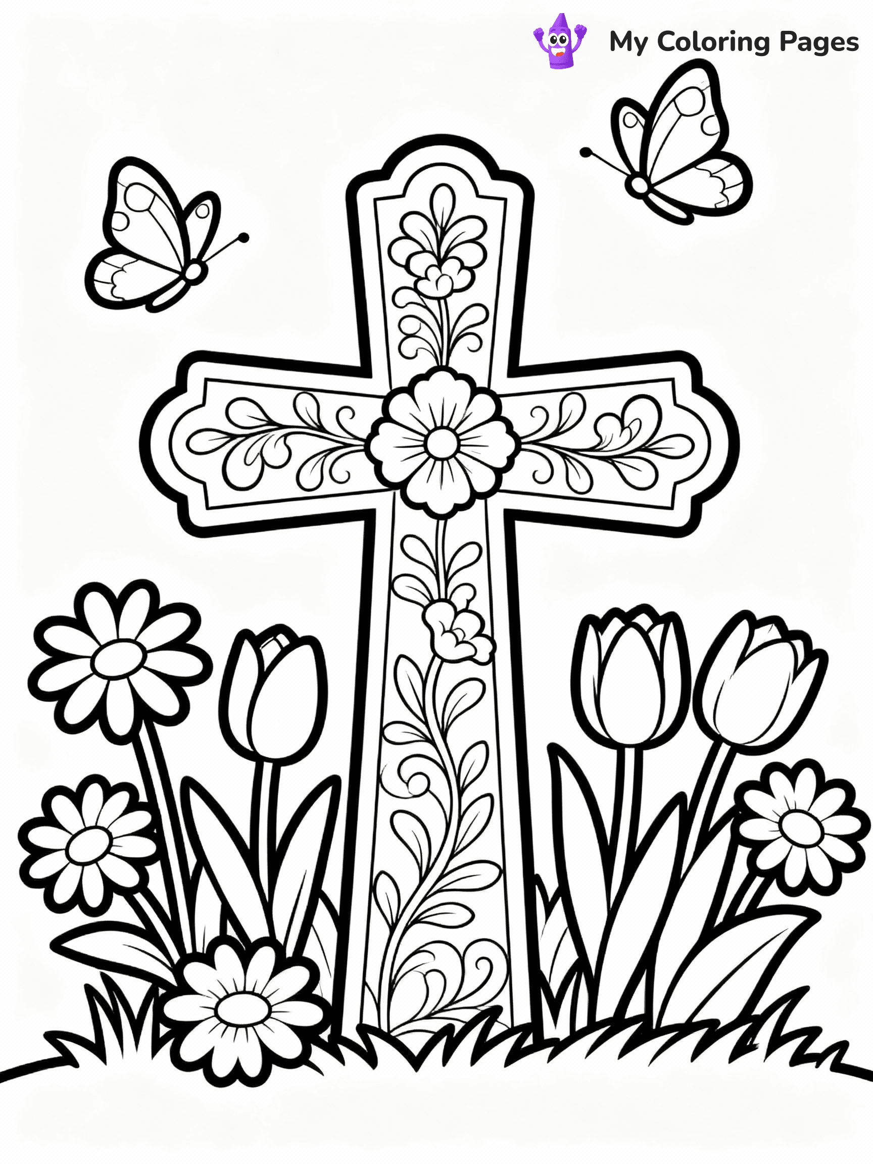 Cross Coloring Pages - 42