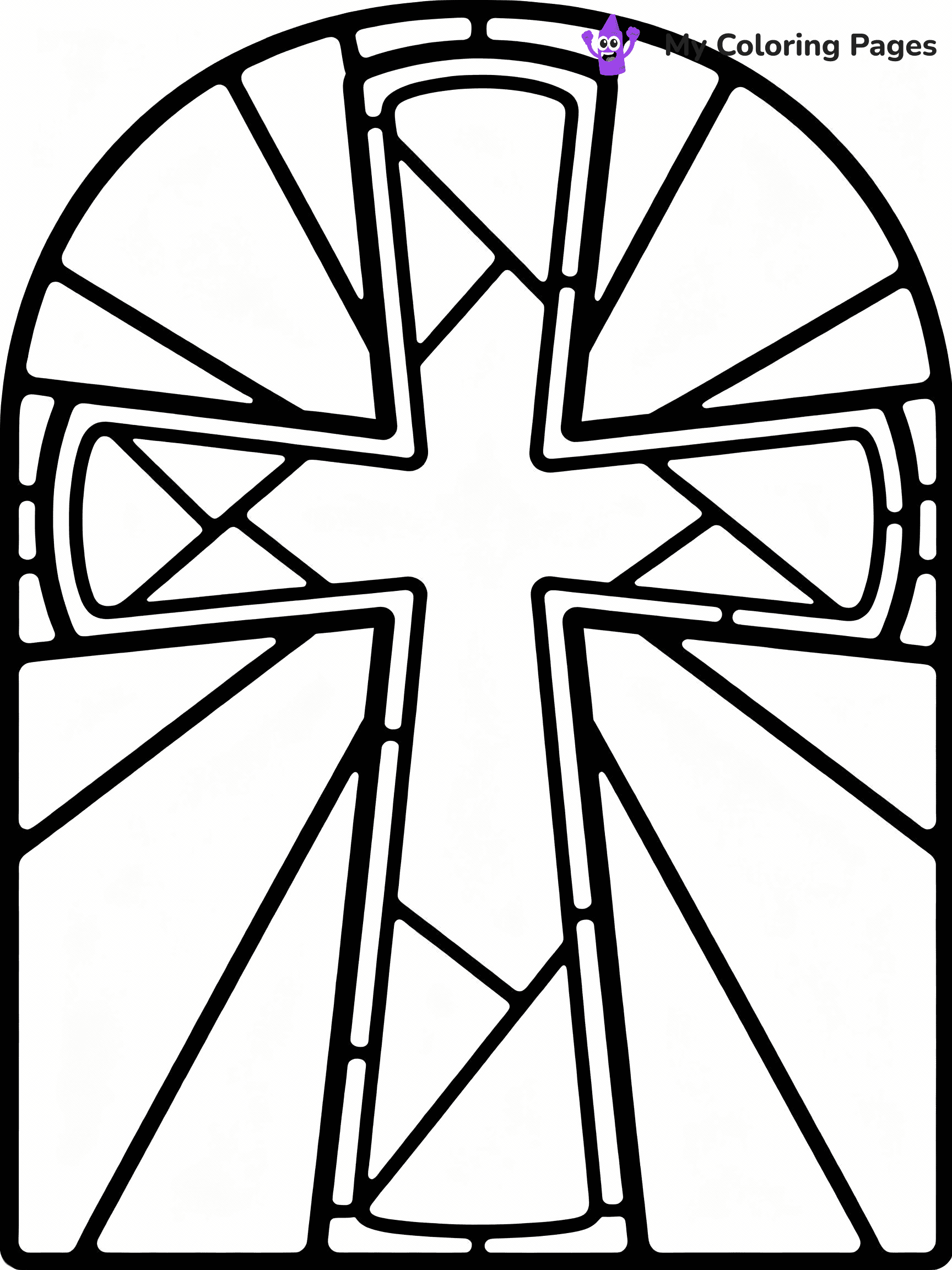 Cross Coloring Pages - 35