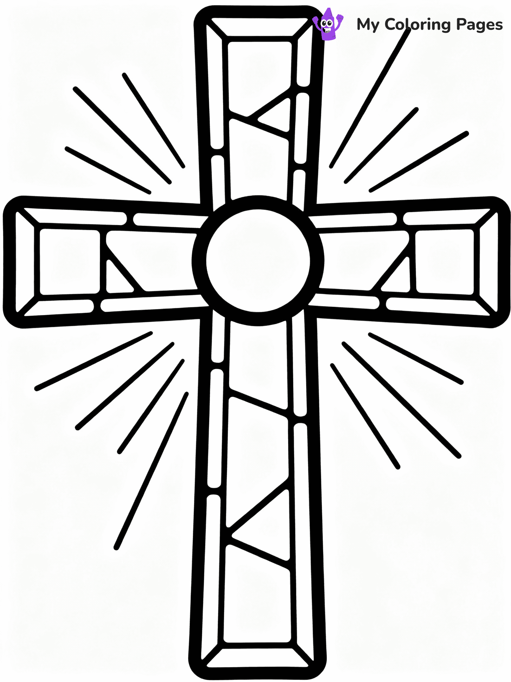 Cross Coloring Pages - 34