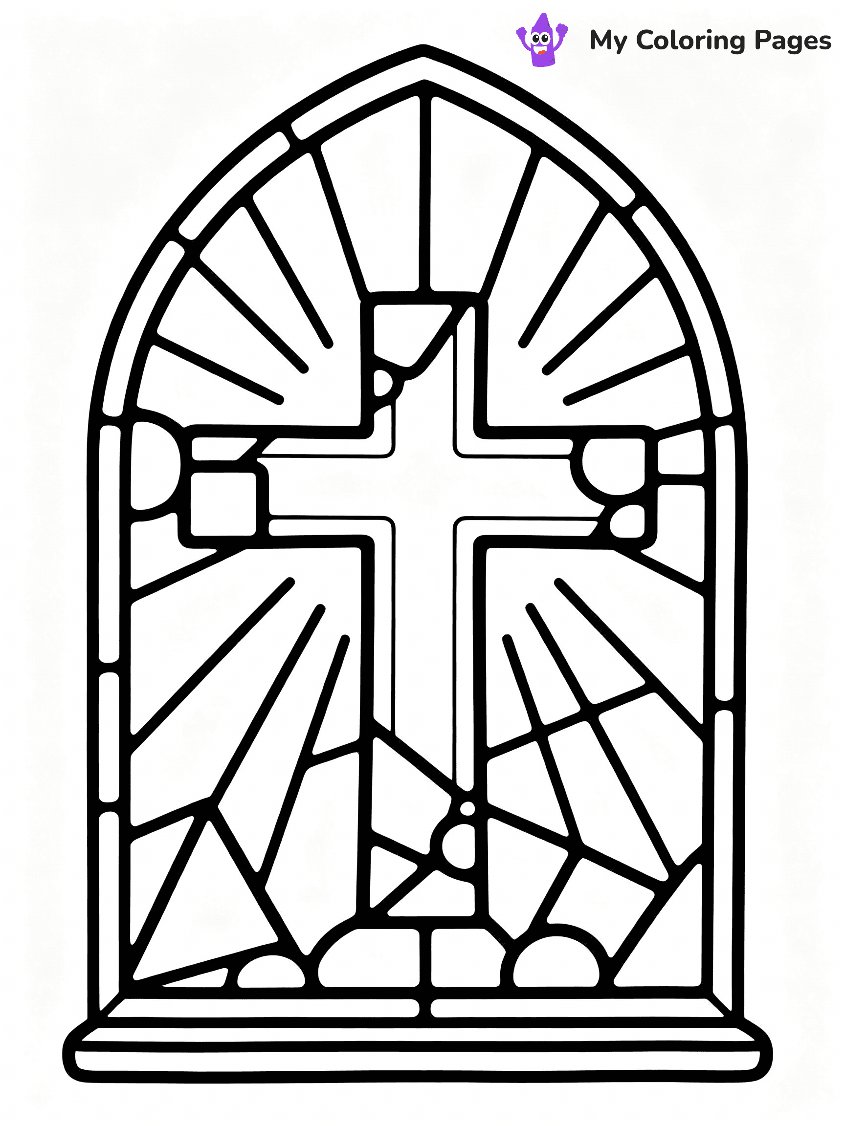 Cross Coloring Pages - 30