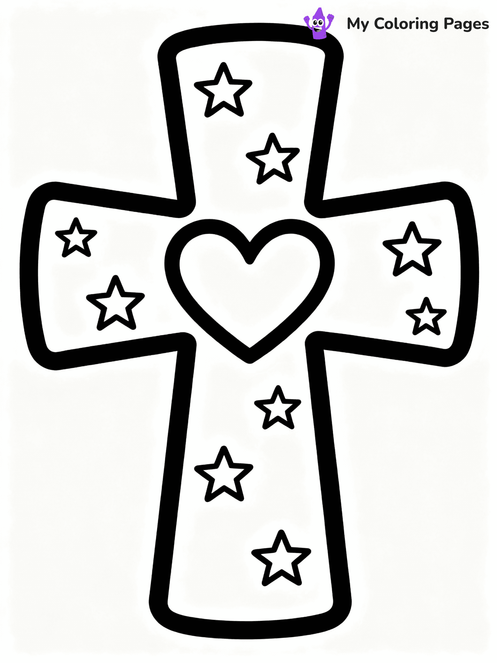 Cross Coloring Pages - 28