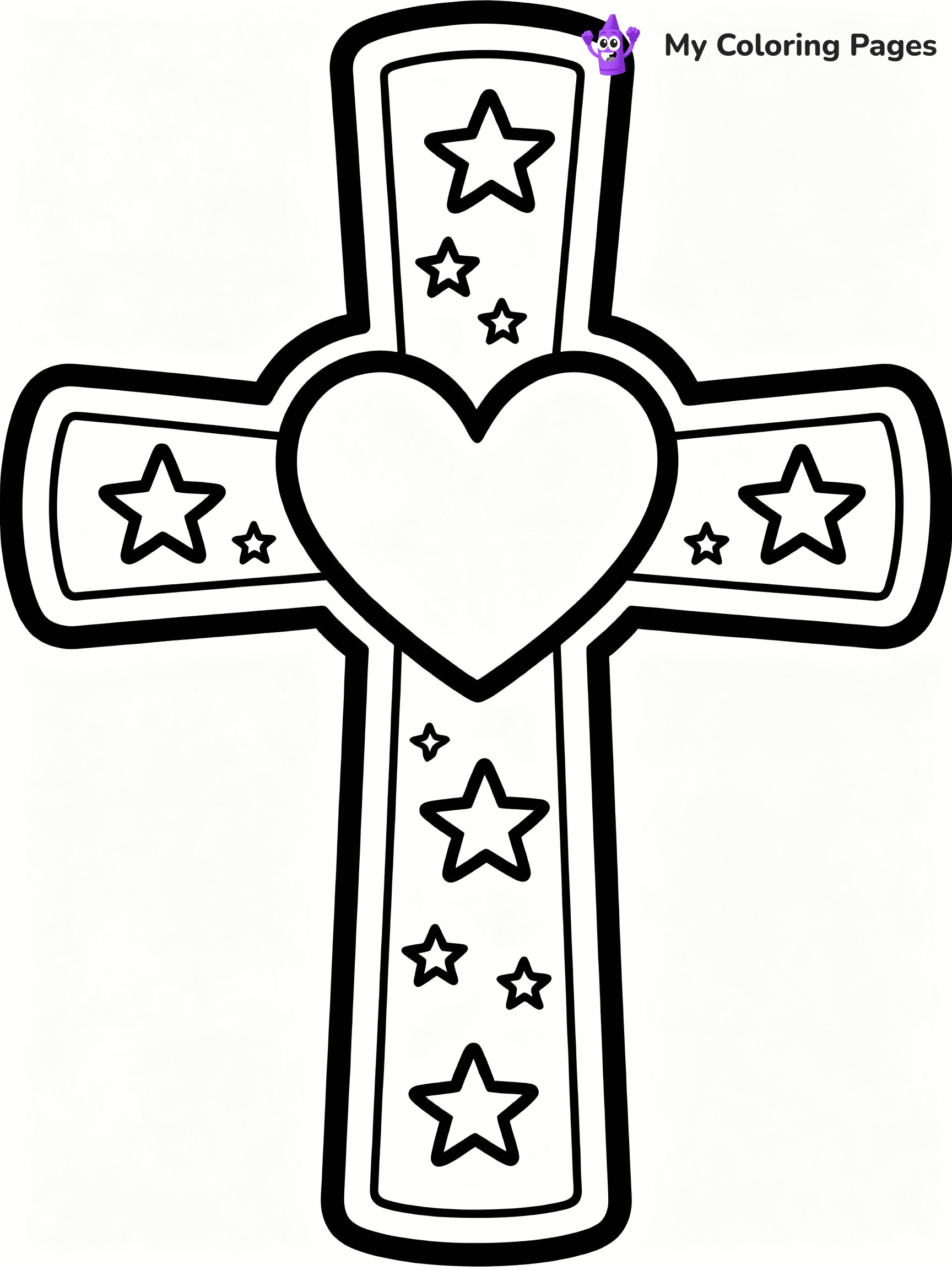 Cross Coloring Pages - 25