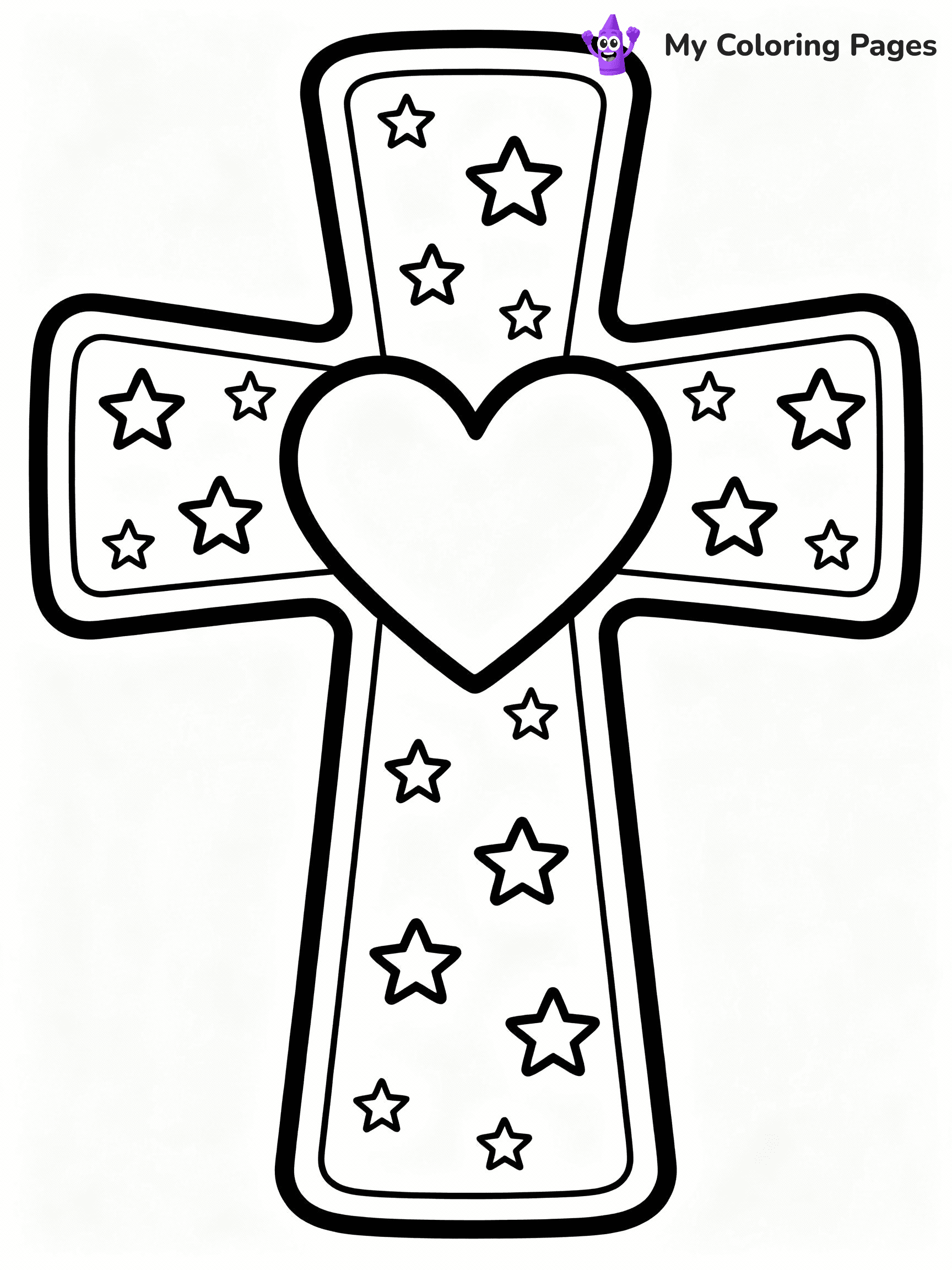 Cross Coloring Pages - 24