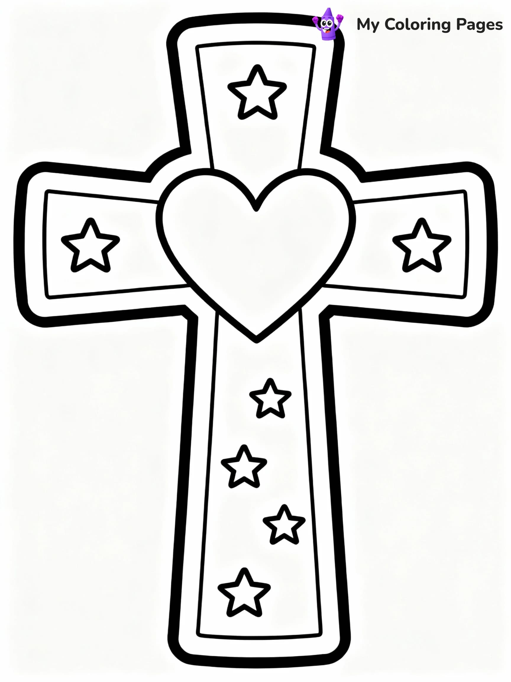Cross Coloring Pages - 23