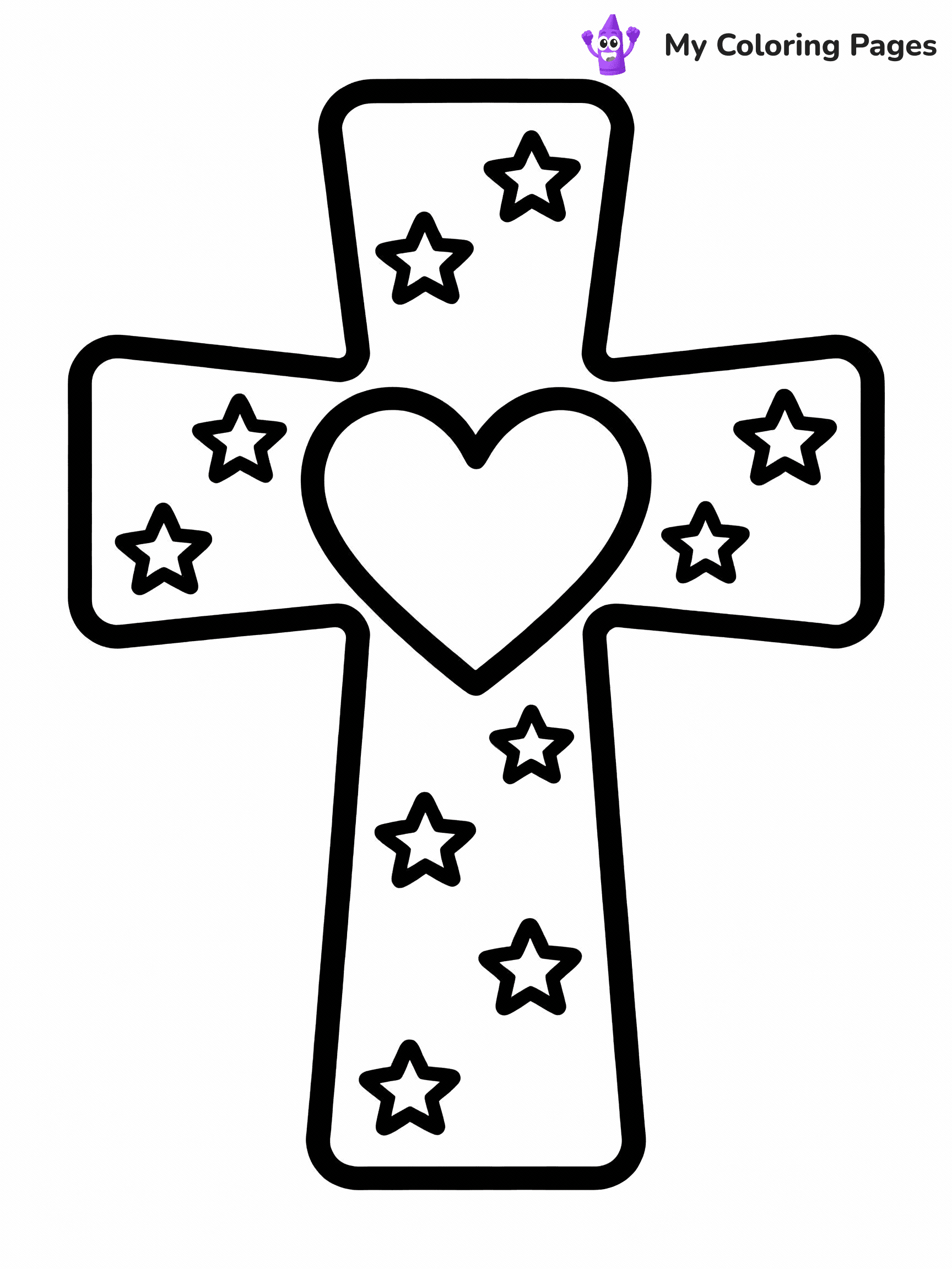 Cross Coloring Pages - 22