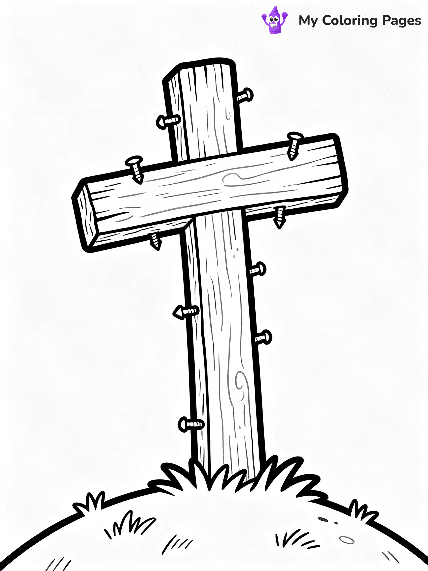 Cross Coloring Pages - 18