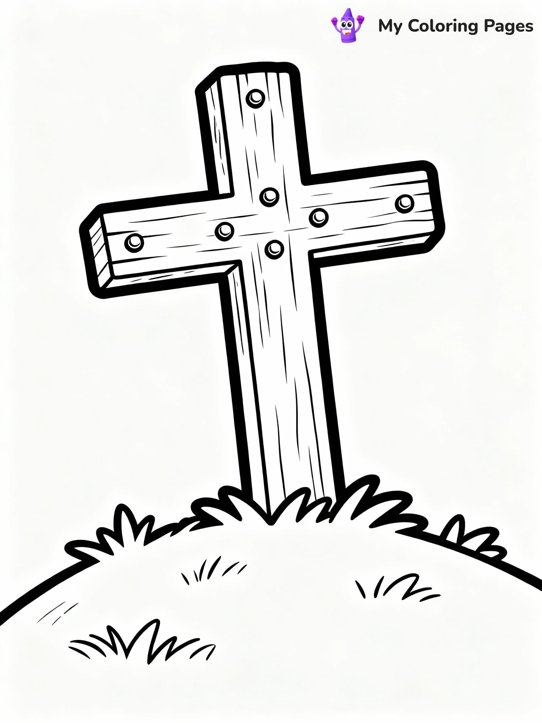 Cross Coloring Pages - 17