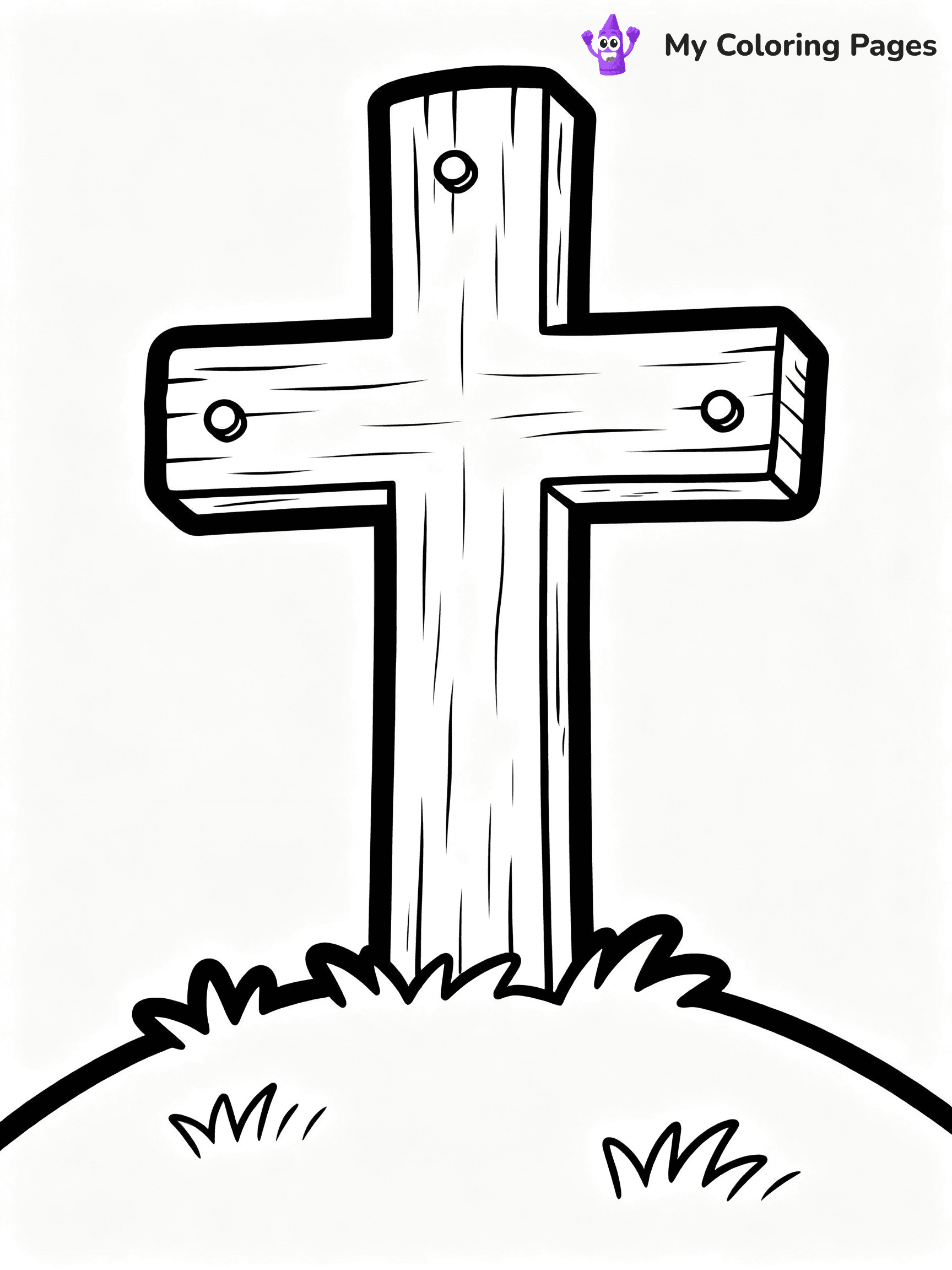 Cross Coloring Pages - 16