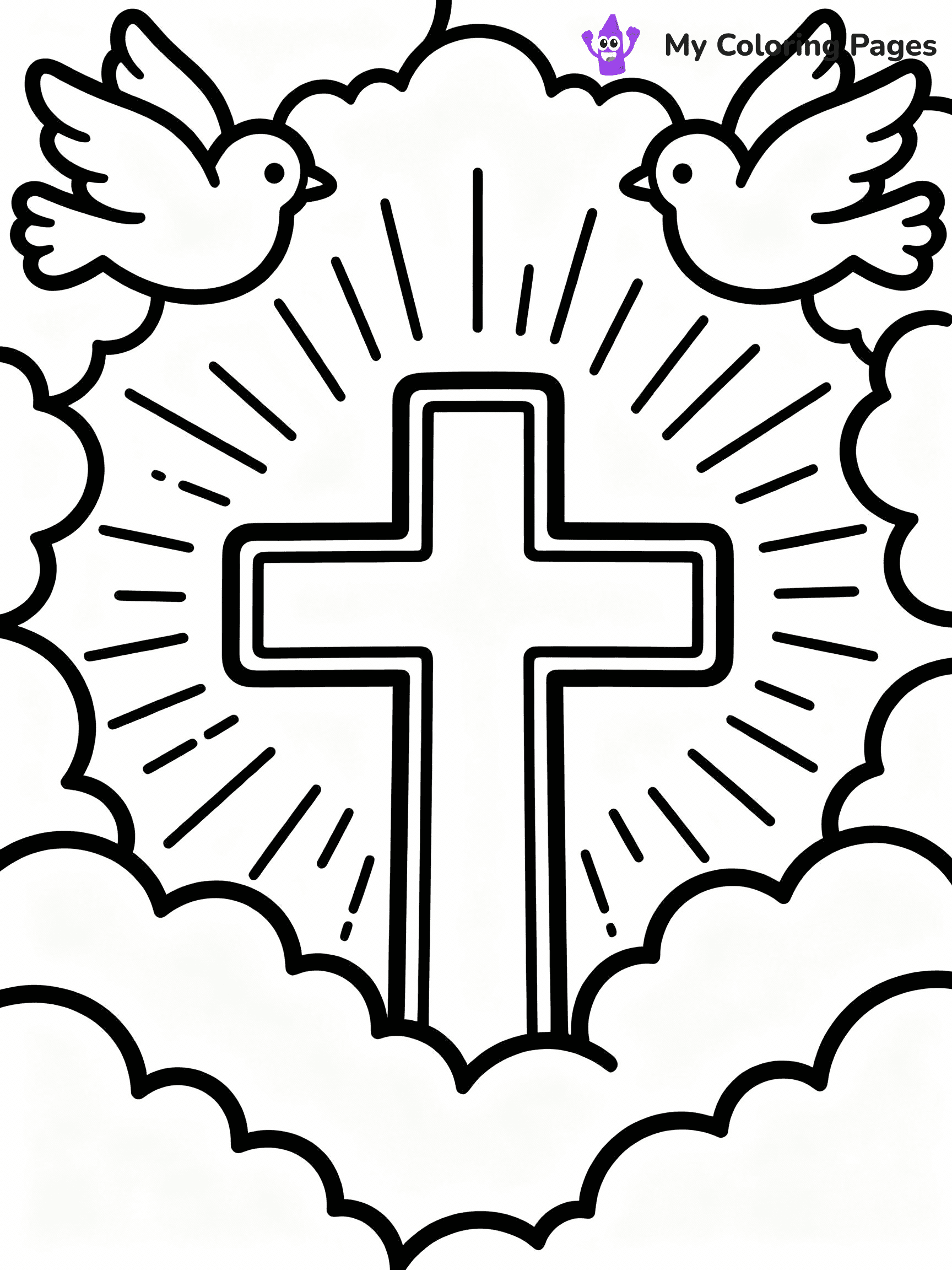 Cross Coloring Pages - 14