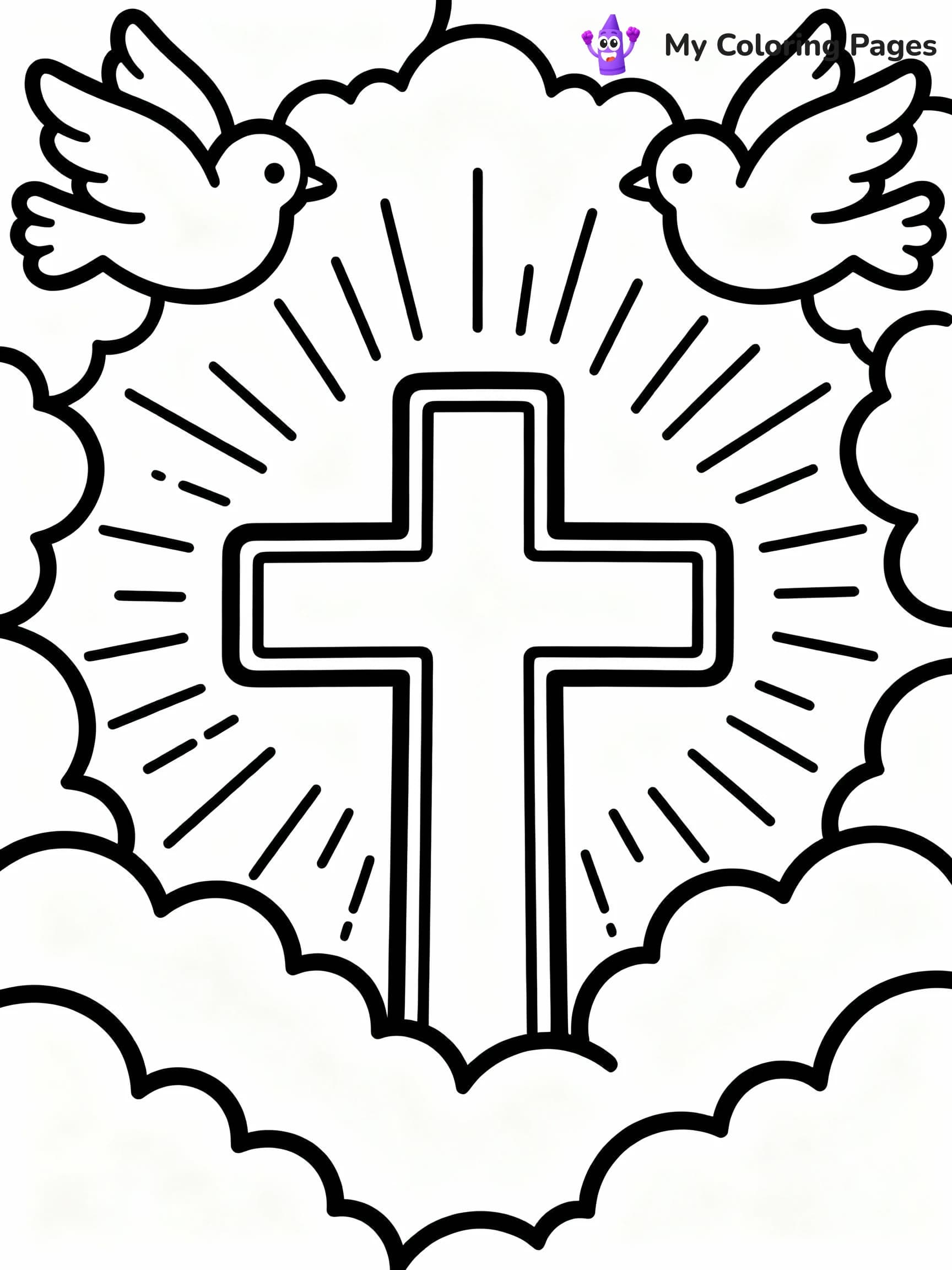 Cross Coloring Pages - 14