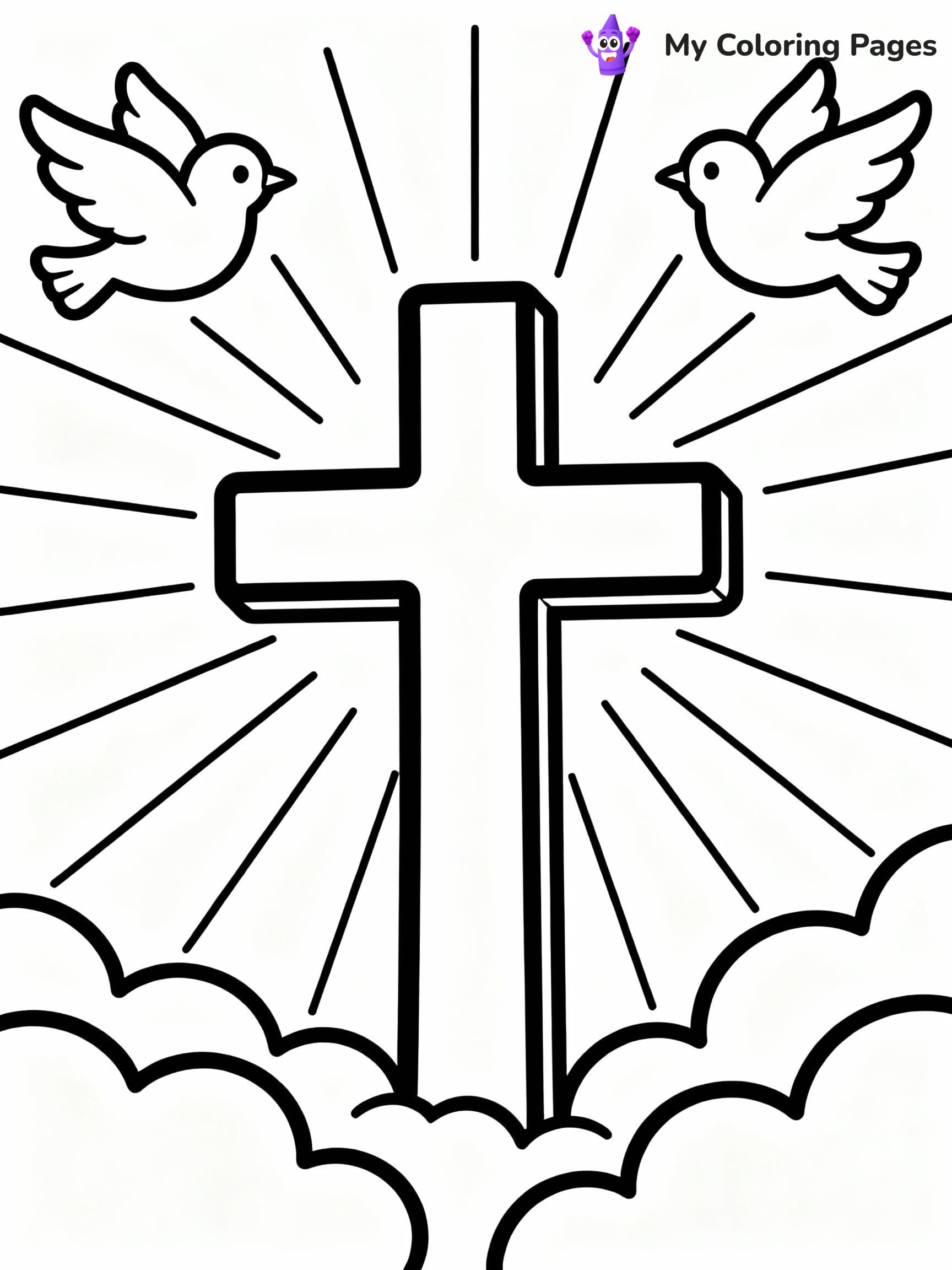 Cross Coloring Pages - 13