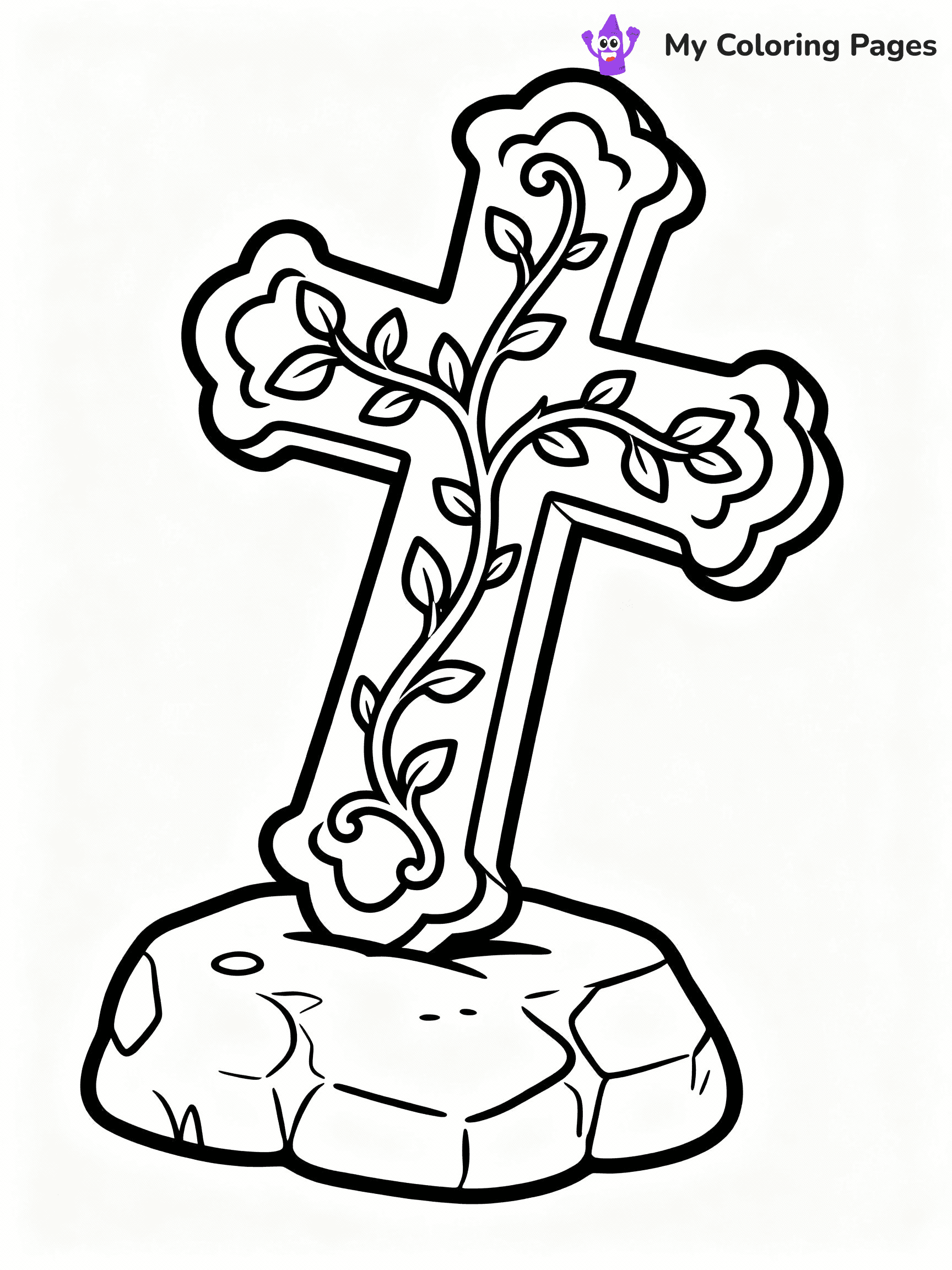 Cross Coloring Pages - 7