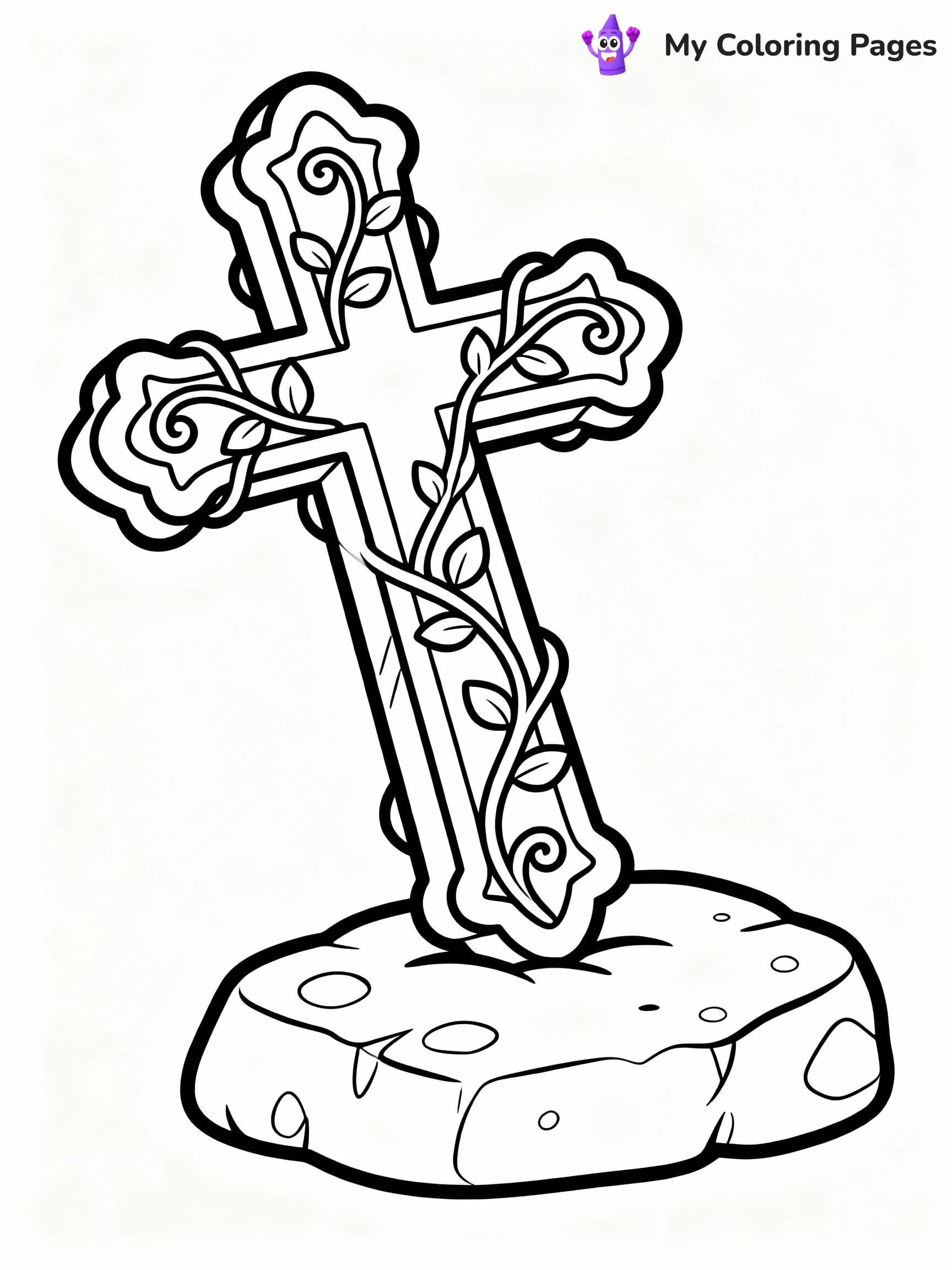 Cross Coloring Pages - 5