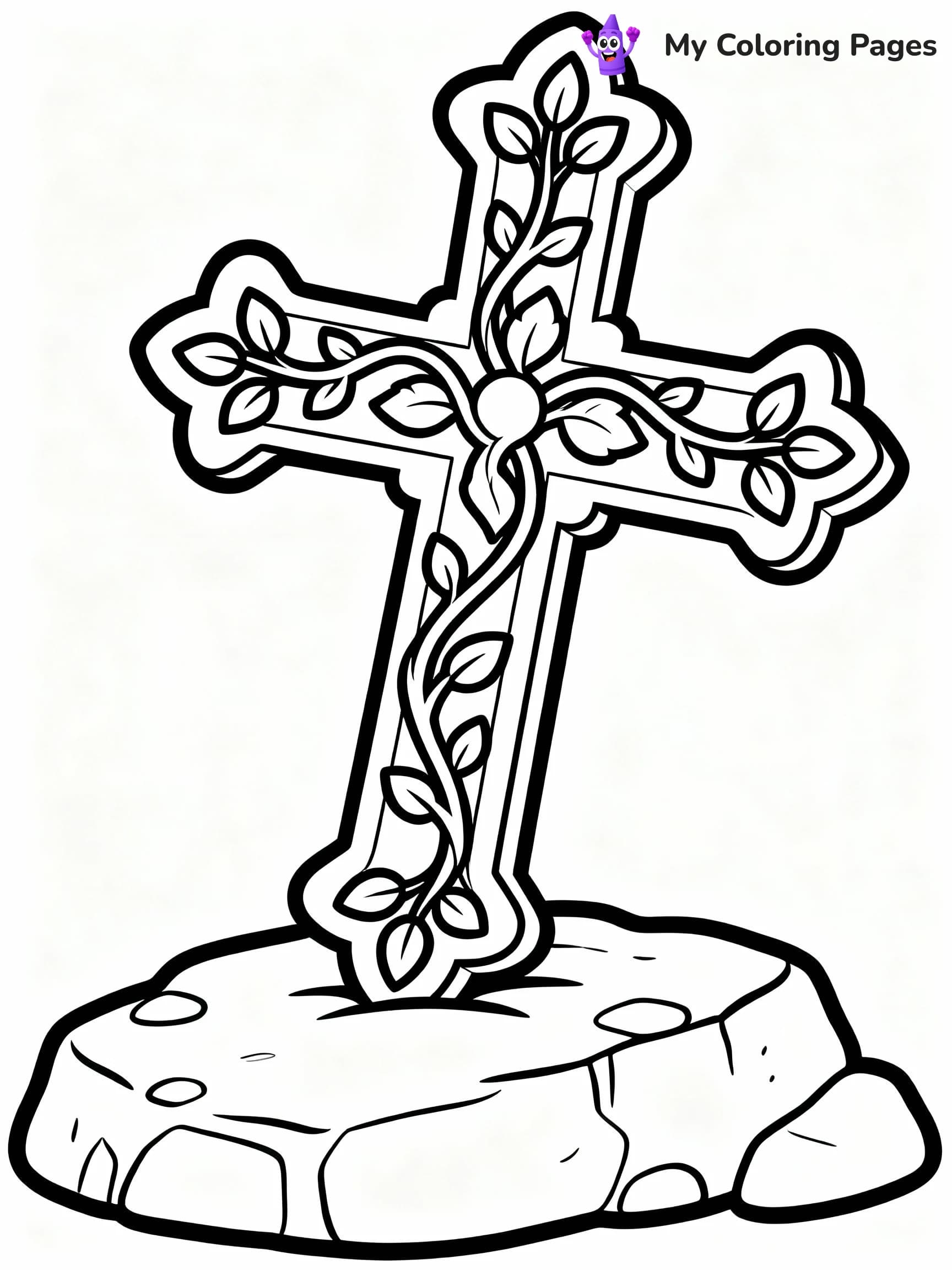 Cross Coloring Pages - 3