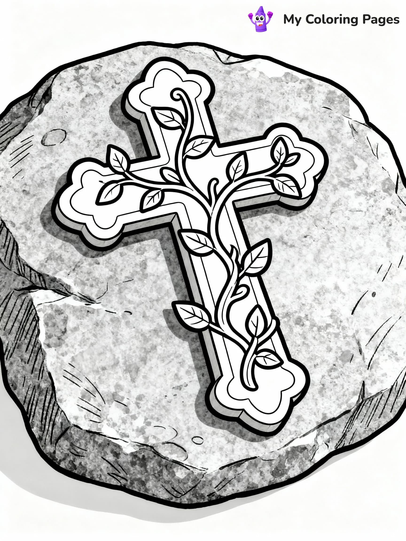 Cross Coloring Pages - 2