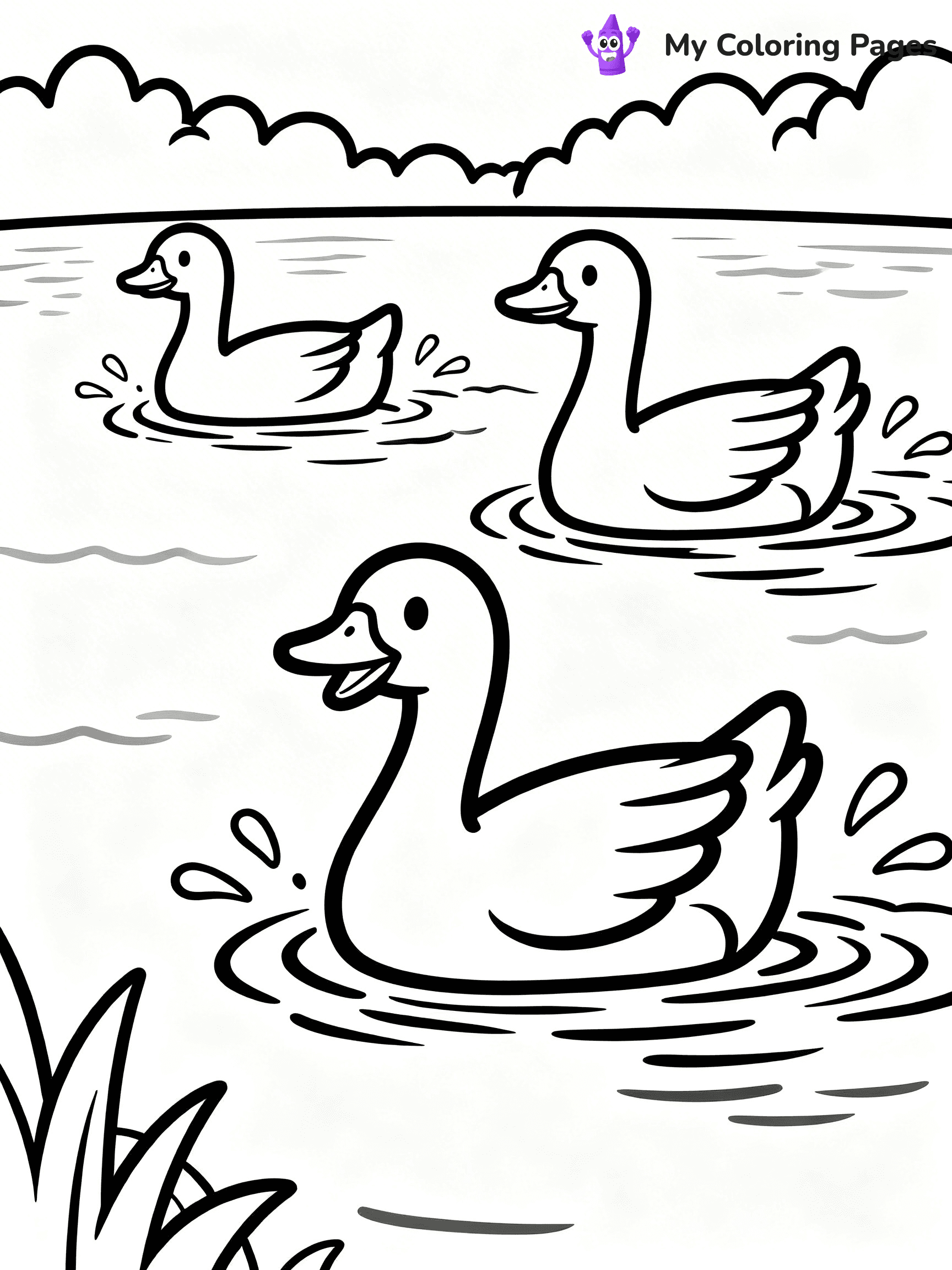 Goose Coloring Pages - 47