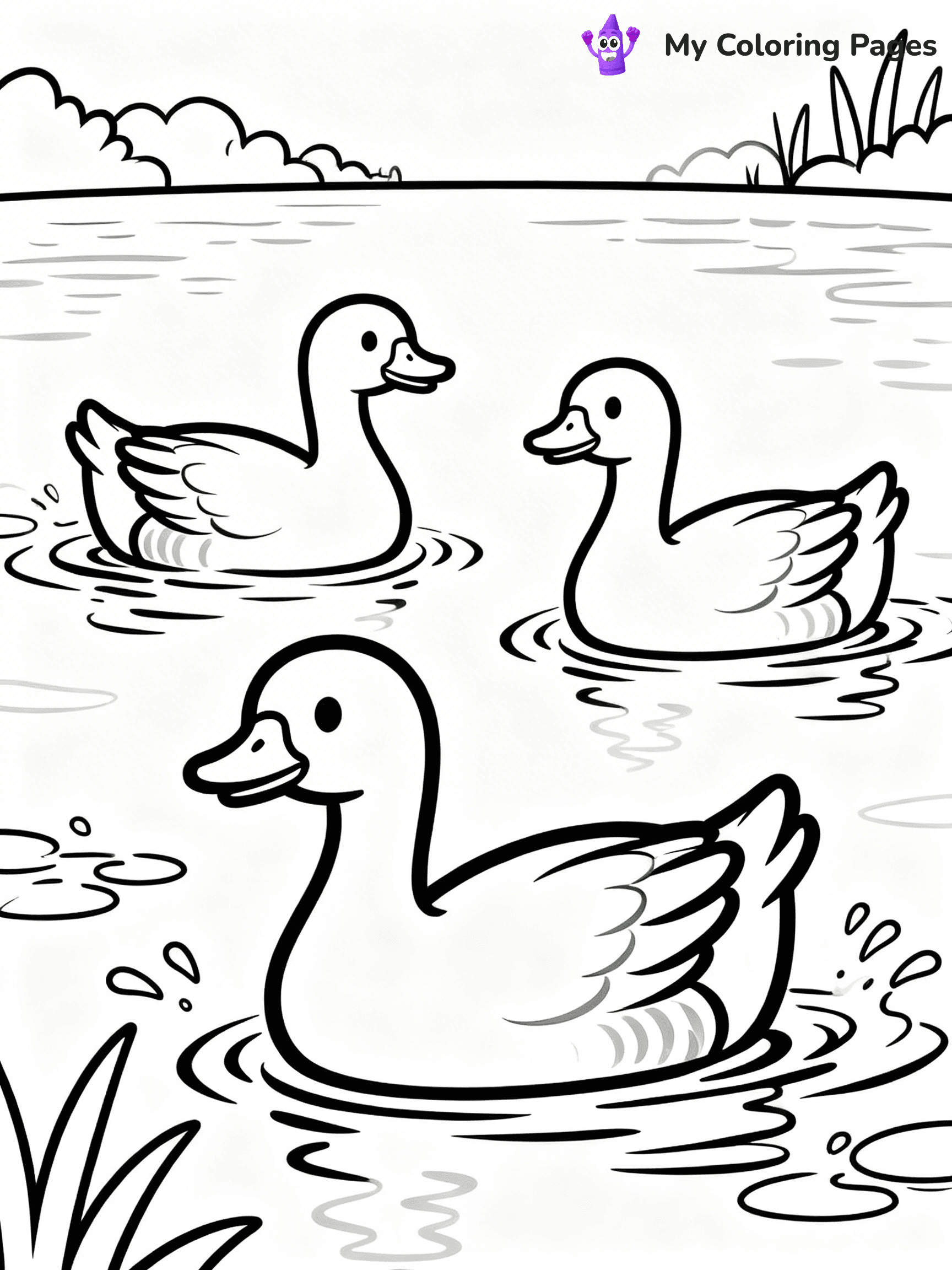 Goose Coloring Pages - 46