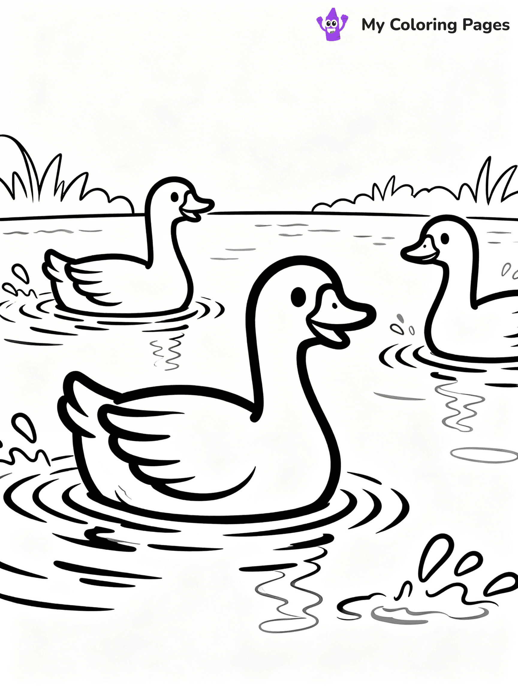 Goose Coloring Pages - 45