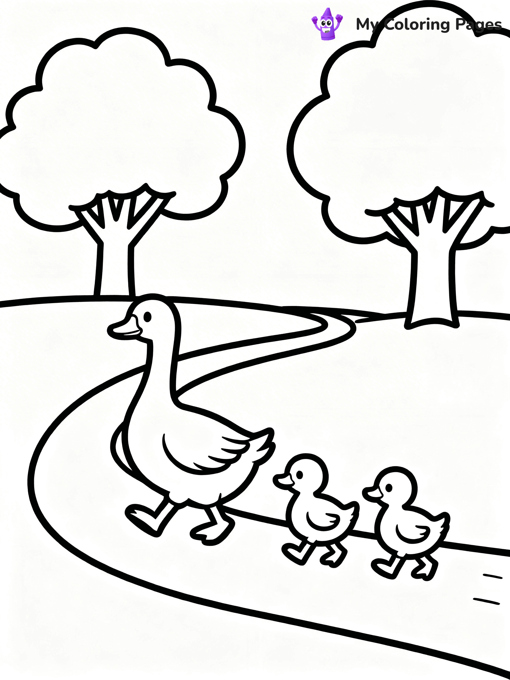 Goose Coloring Pages - 41