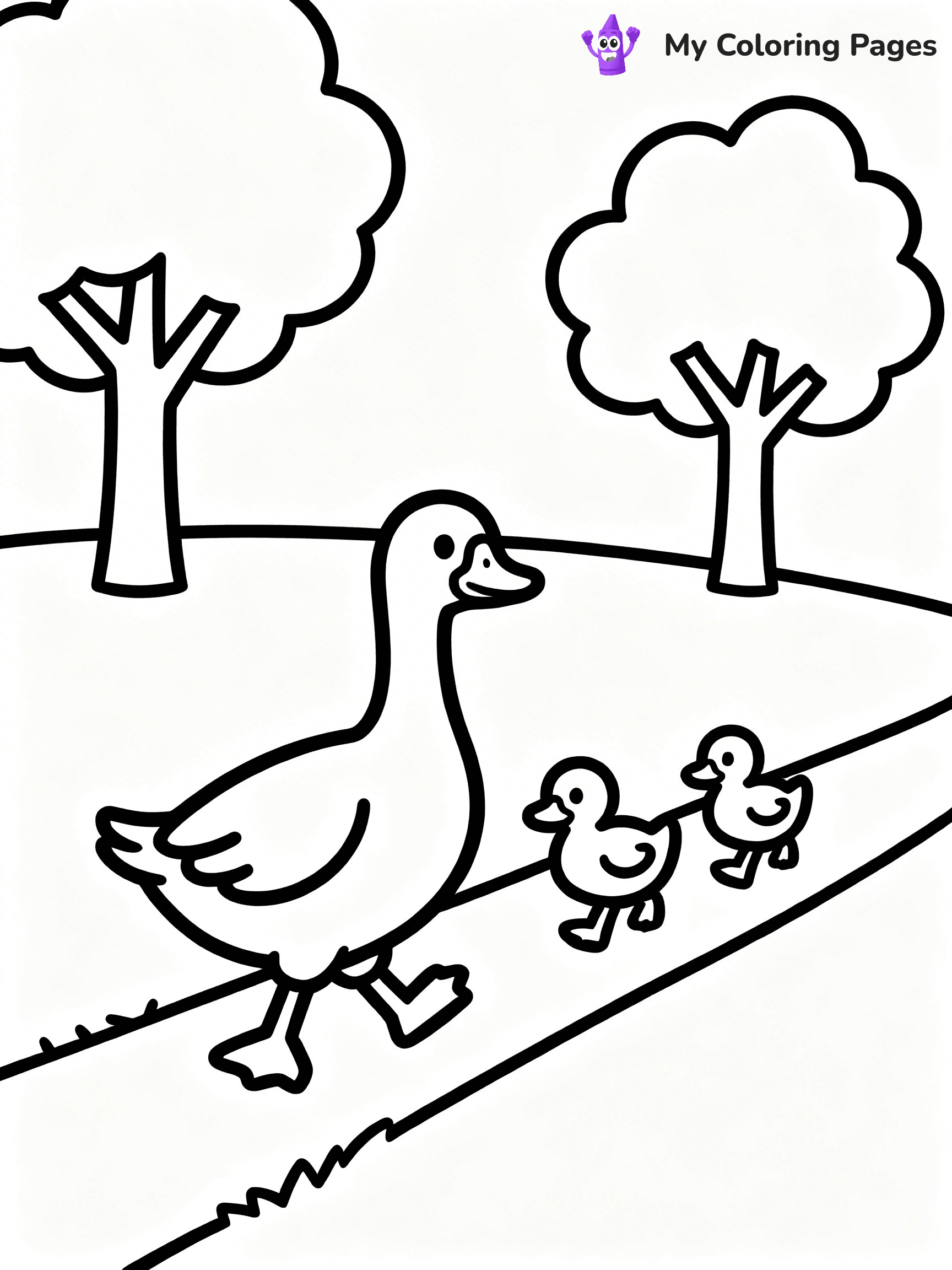 Goose Coloring Pages - 37